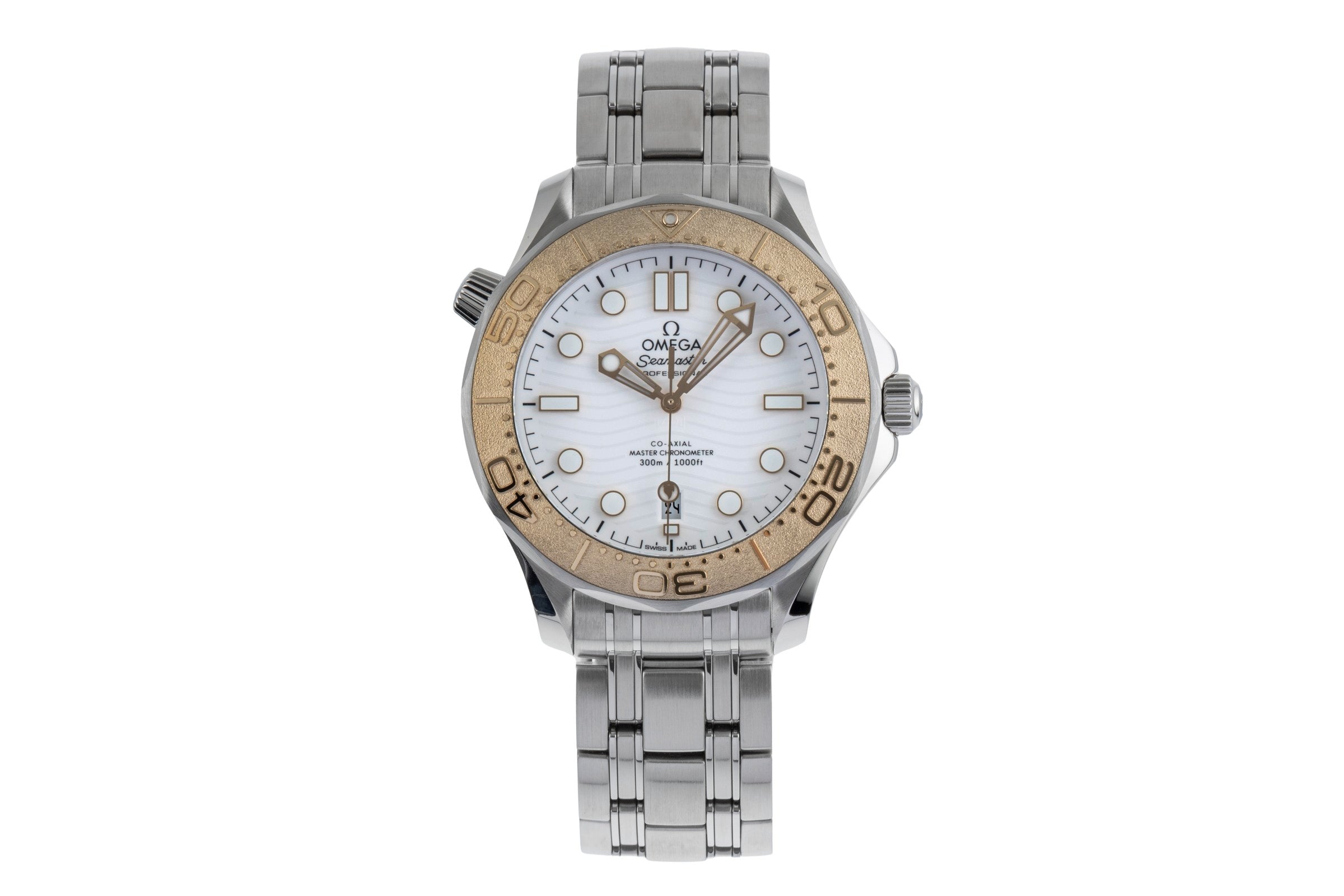 Omega Seamaster steel / gold automatic men's watch 522.21.42.20.04.001 LP: 9700EUR  [2503312]
