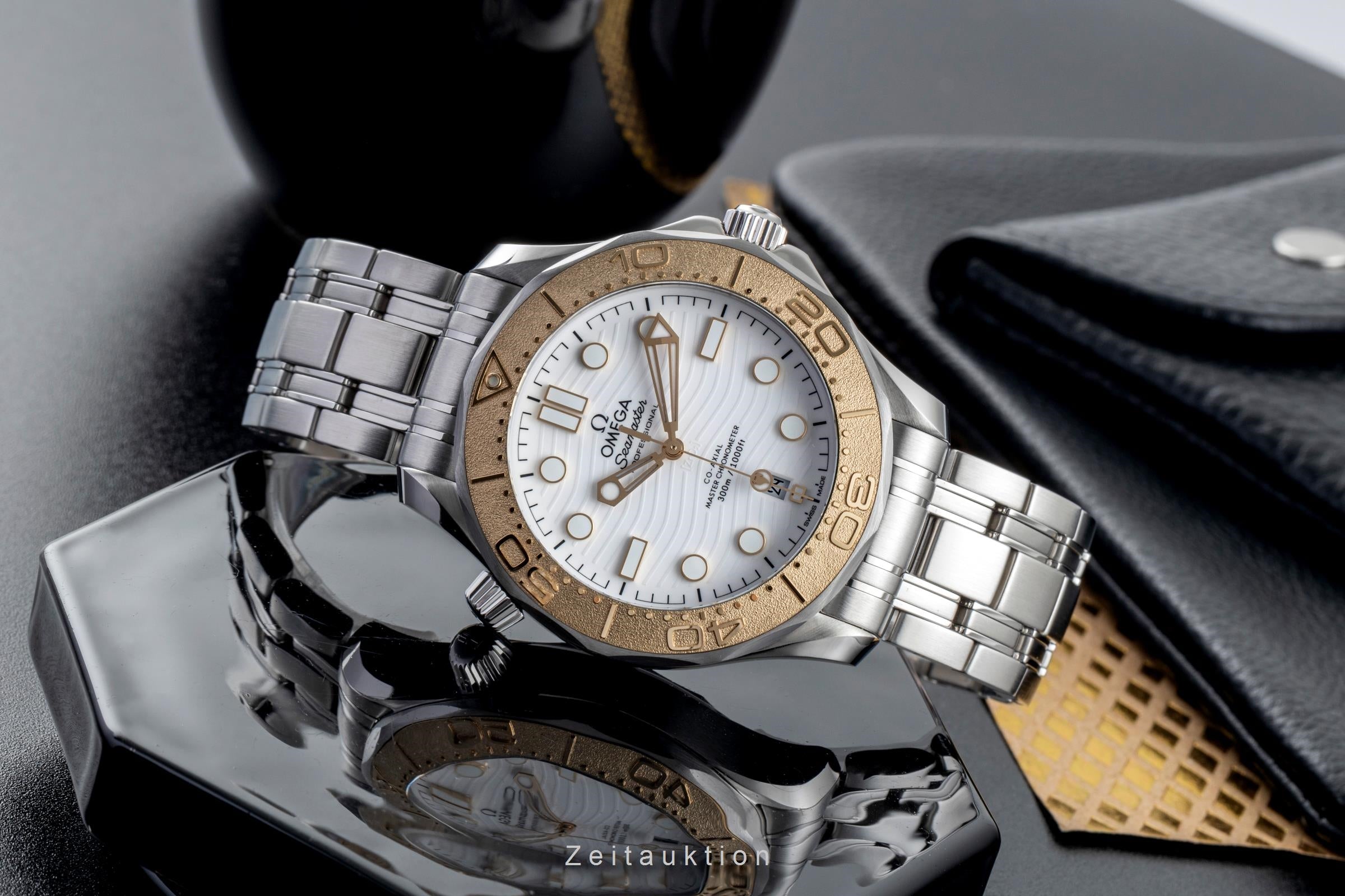 Omega Seamaster acero / oro automático reloj para caballeros 522.21.42.20.04.001 LP: 9700EUR  [2503312]