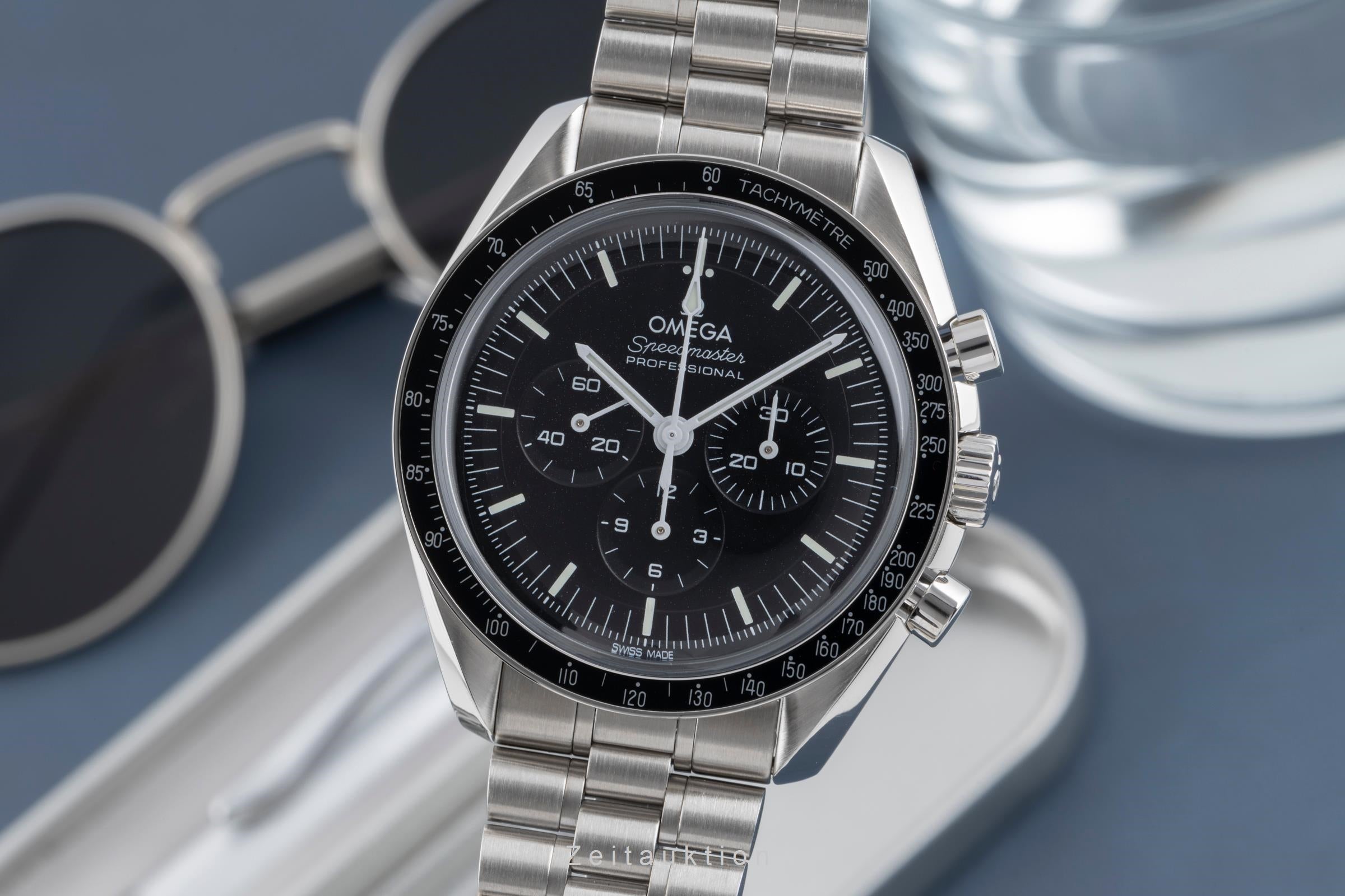 Omega Speedmaster Moonwatch chronograph steel manual winding men's watch 310.30.42.50.01.001 LP: 7600EUR  [2503319]
