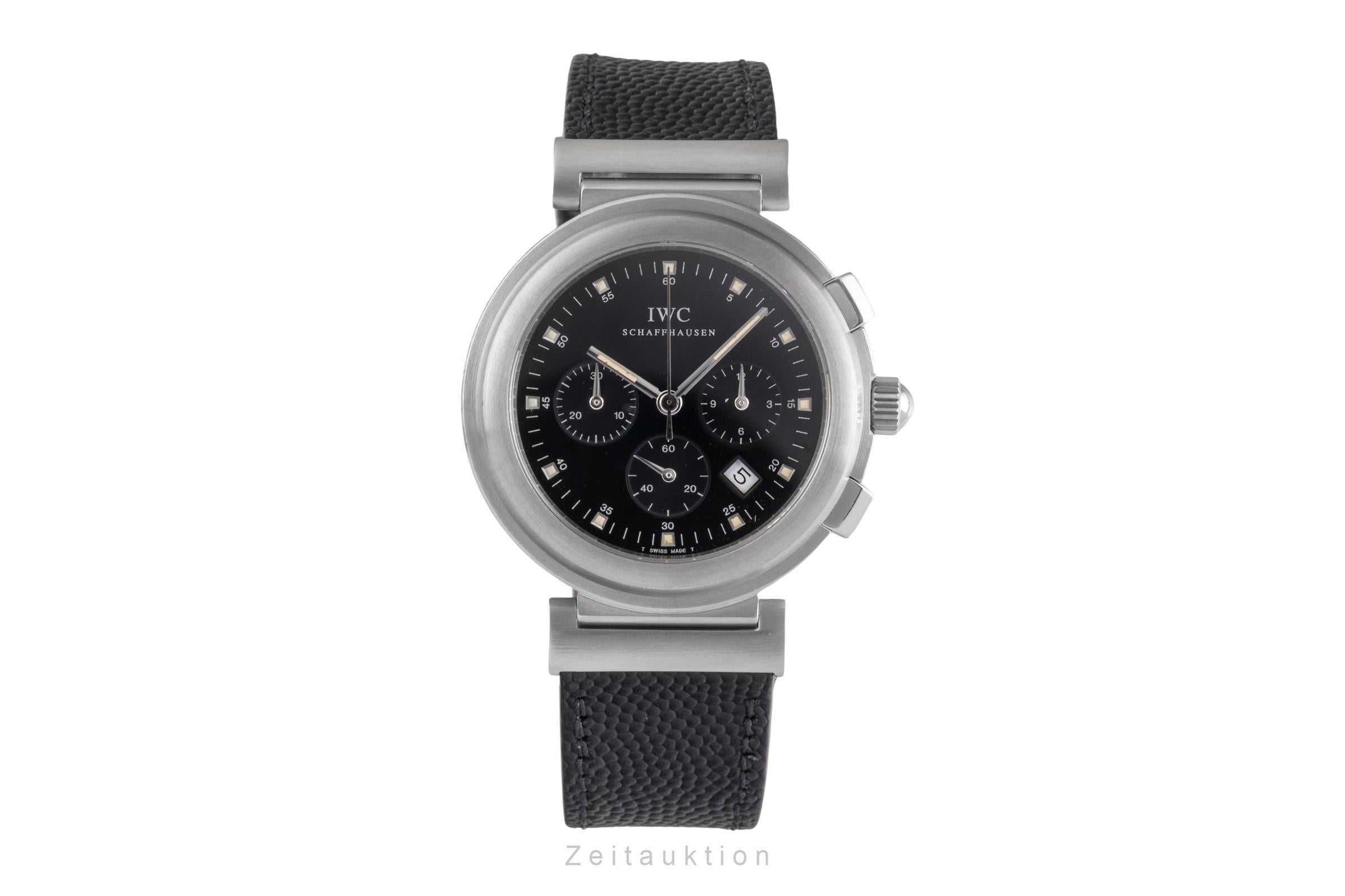 IWC Da Vinci Chronograph Datum Edelstahl Quarz Herrenuhr Ref. IW372805 [2503321]