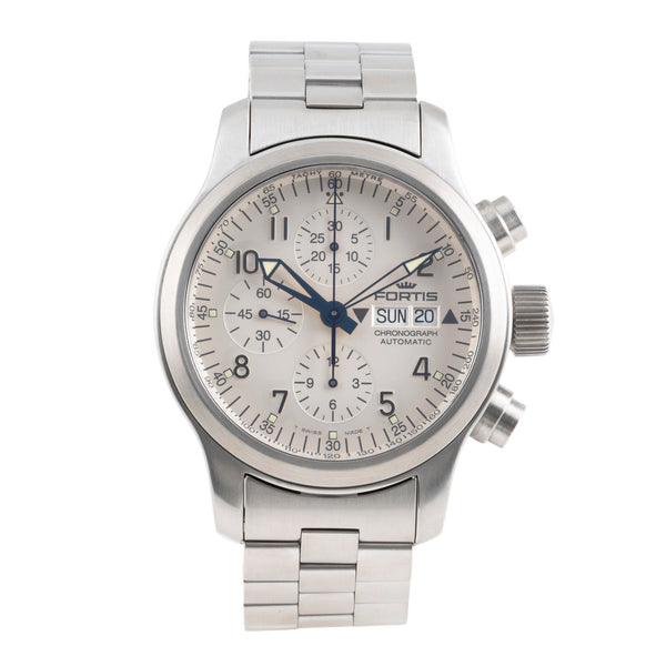 Fortis B-42 chronographe acier automatique montre pour hommes 635.10.12  [2503329]