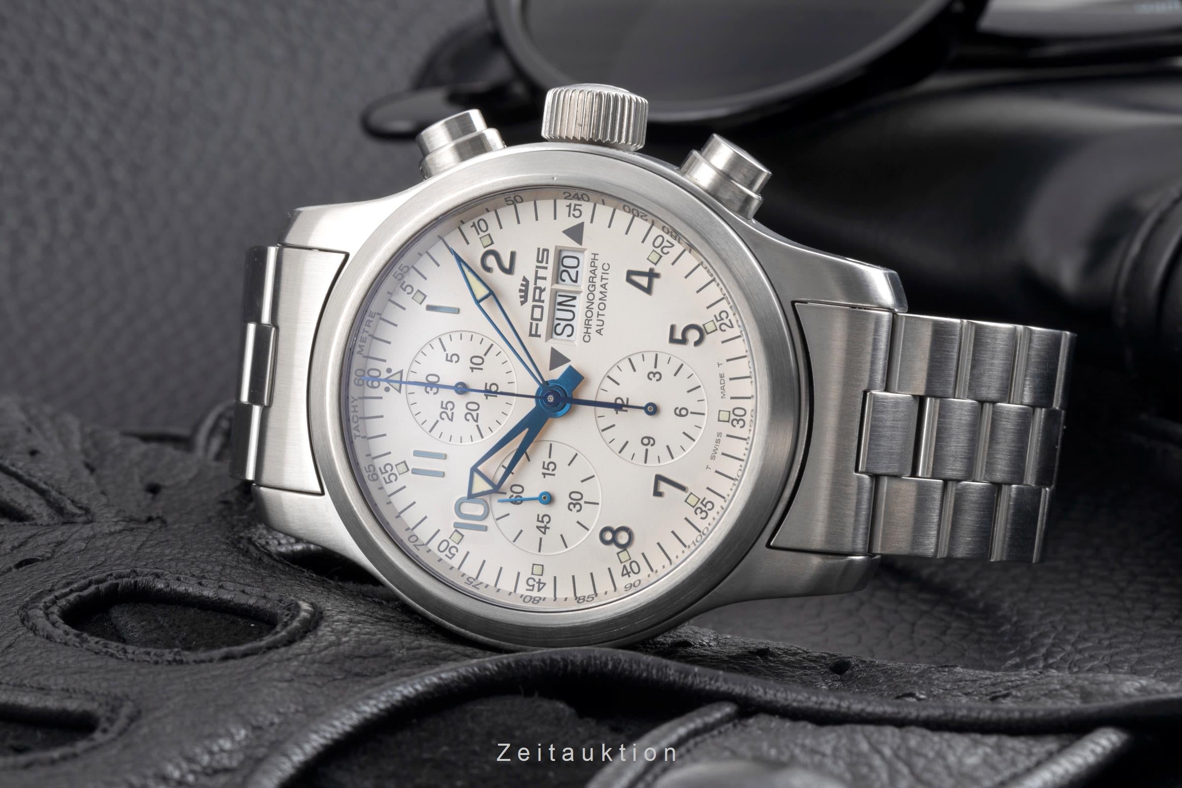 Fortis B-42 chronographe acier automatique montre pour hommes 635.10.12  [2503329]