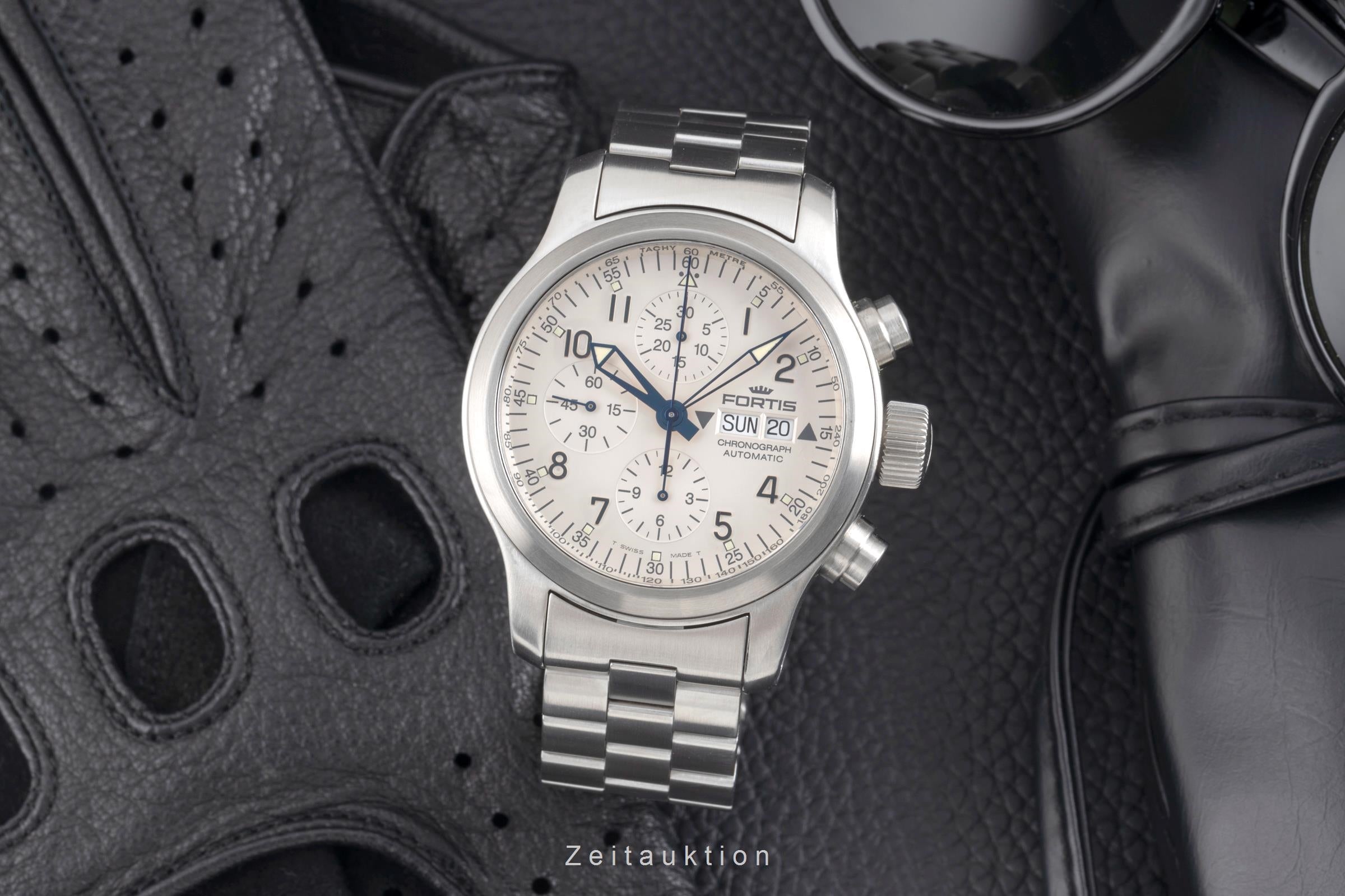 Fortis B-42 chronographe acier automatique montre pour hommes 635.10.12  [2503329]