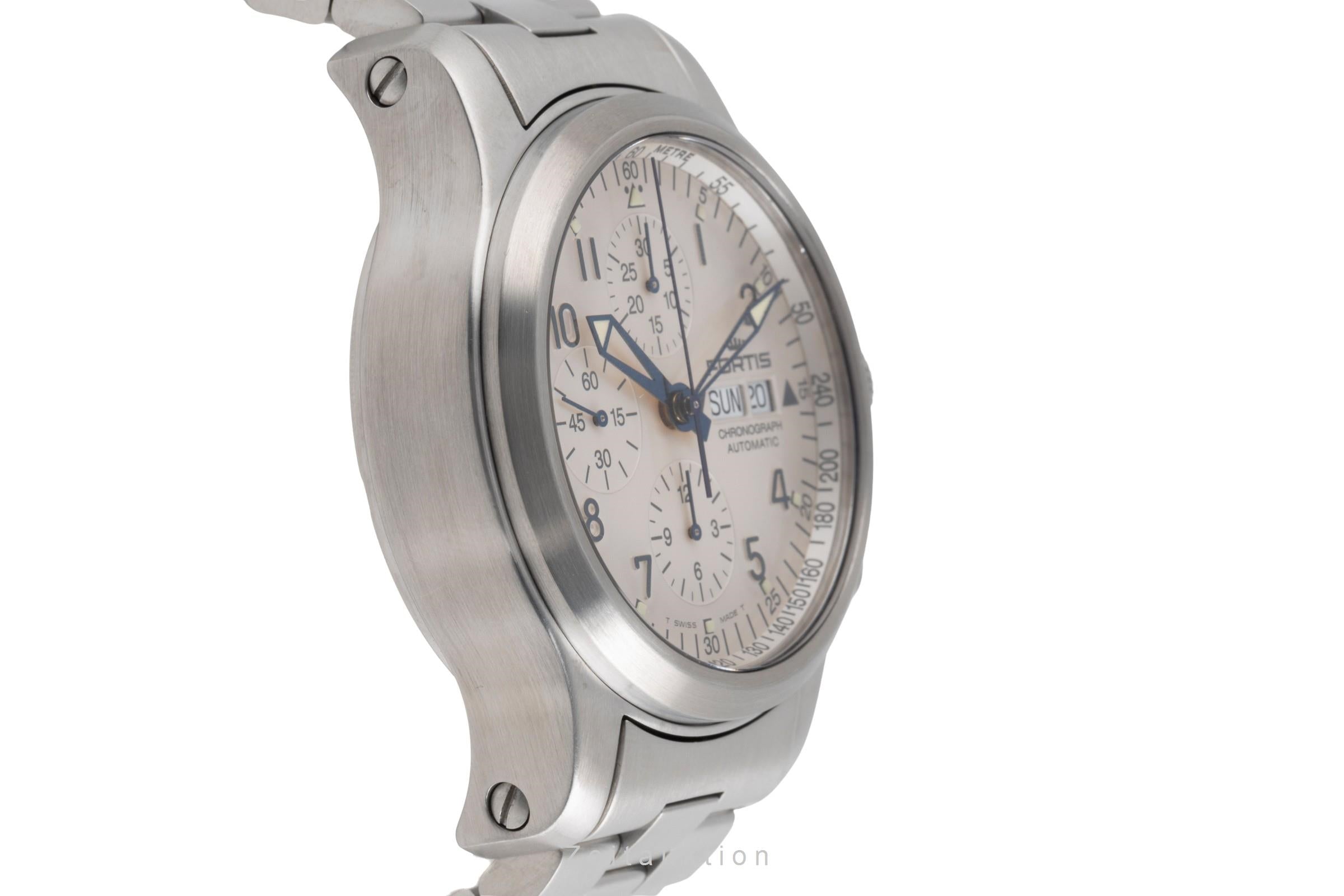 Fortis B-42 chronographe acier automatique montre pour hommes 635.10.12  [2503329]