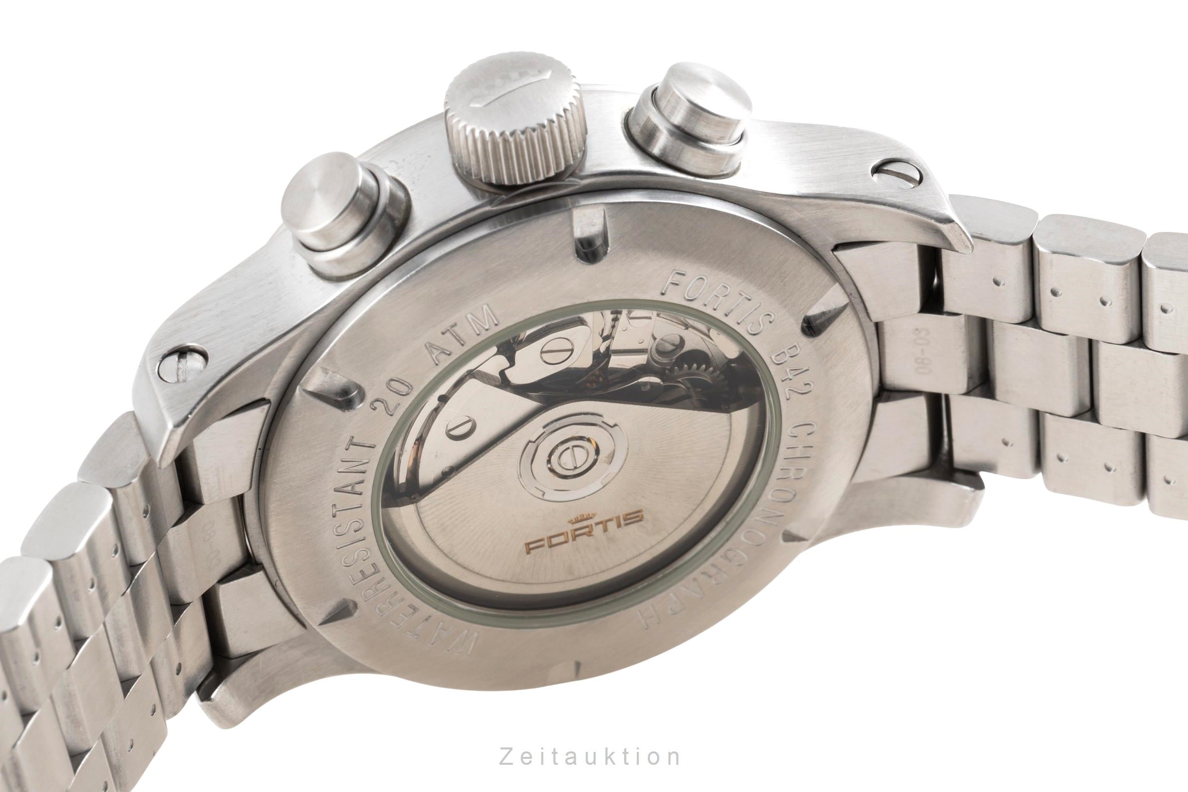 Fortis B-42 chronographe acier automatique montre pour hommes 635.10.12  [2503329]