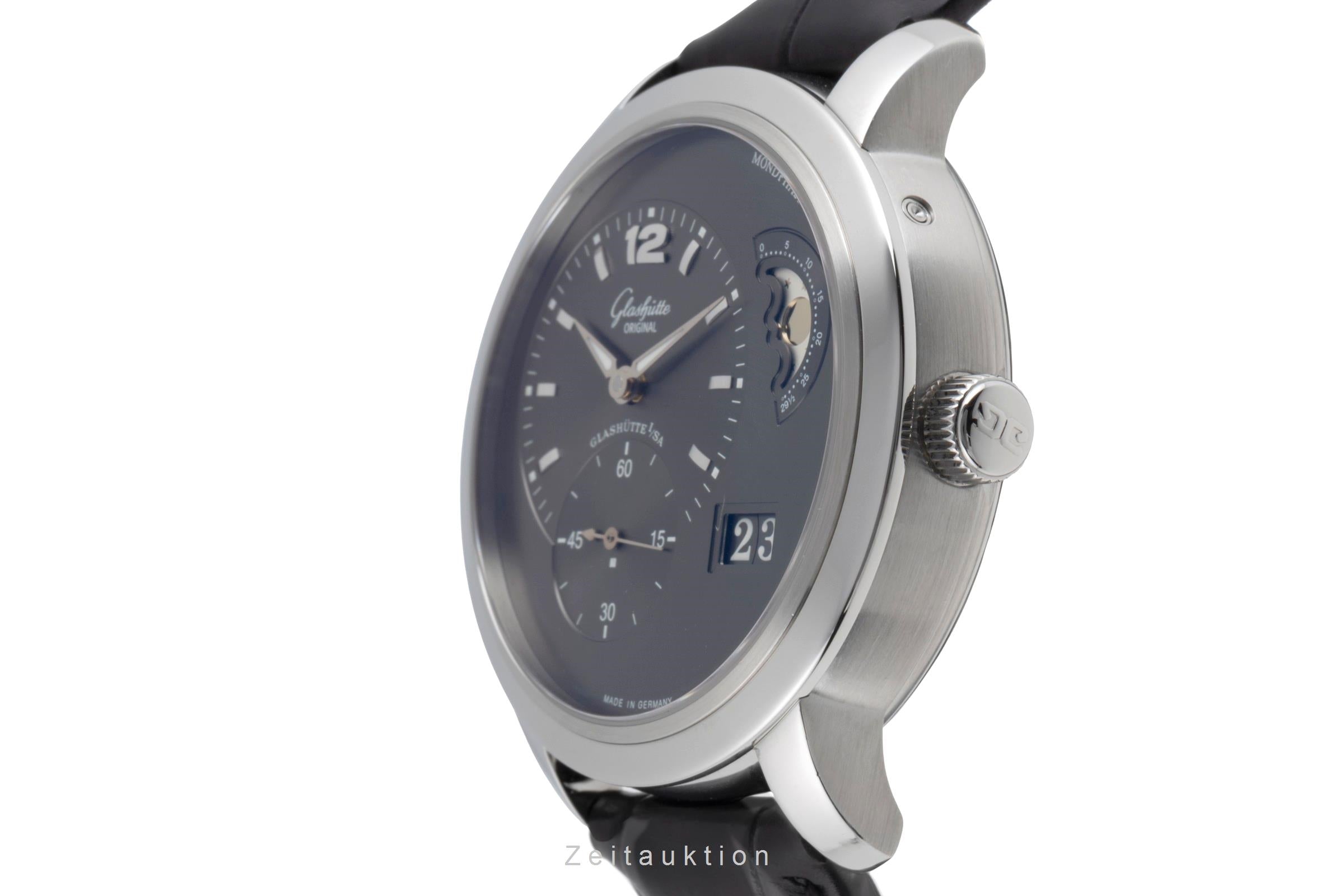 Glashütte PanoMaticLunar steel automatic men's watch 90-02-36-12-05  [2503332]