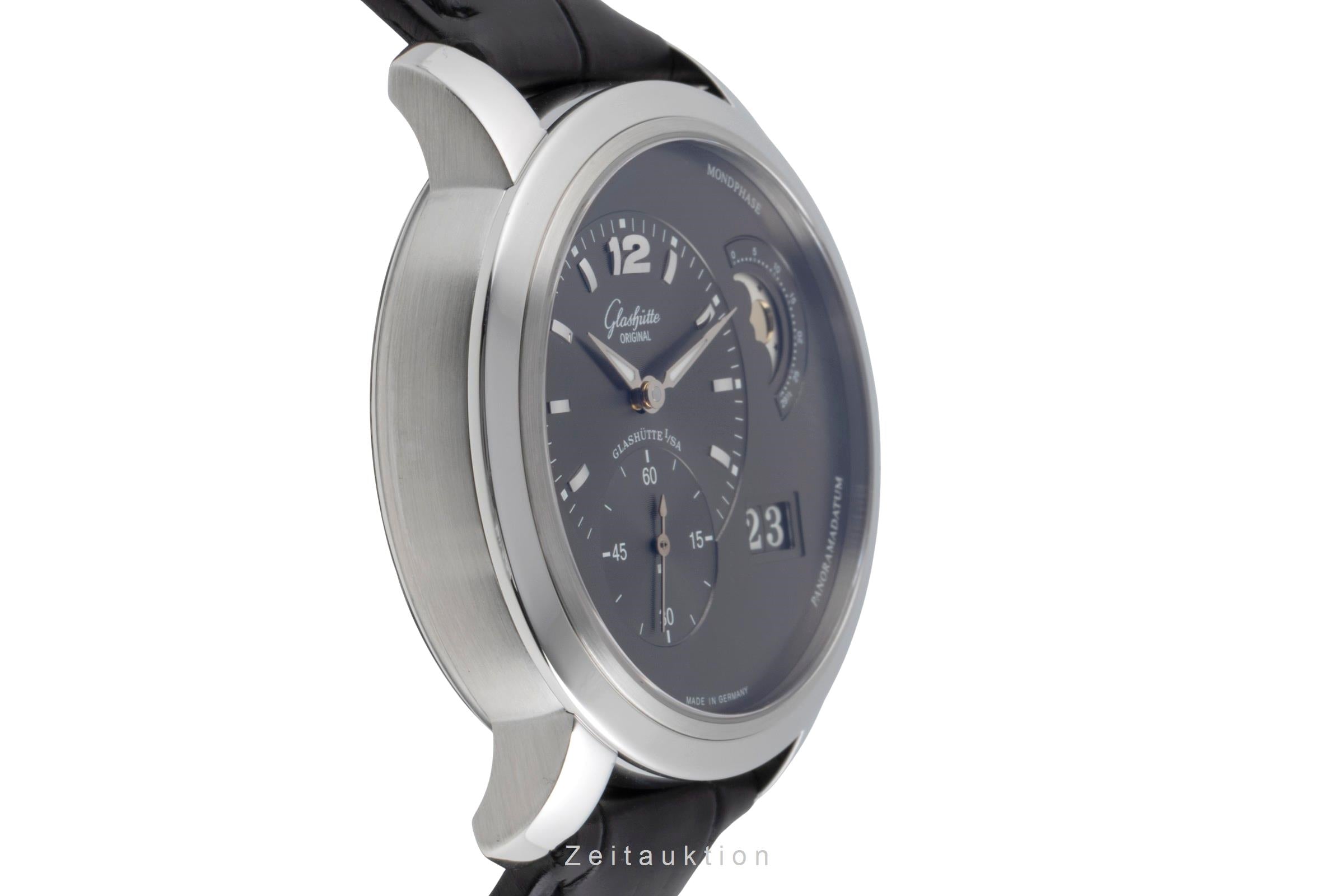 Glashütte PanoMaticLunar steel automatic men's watch 90-02-36-12-05  [2503332]