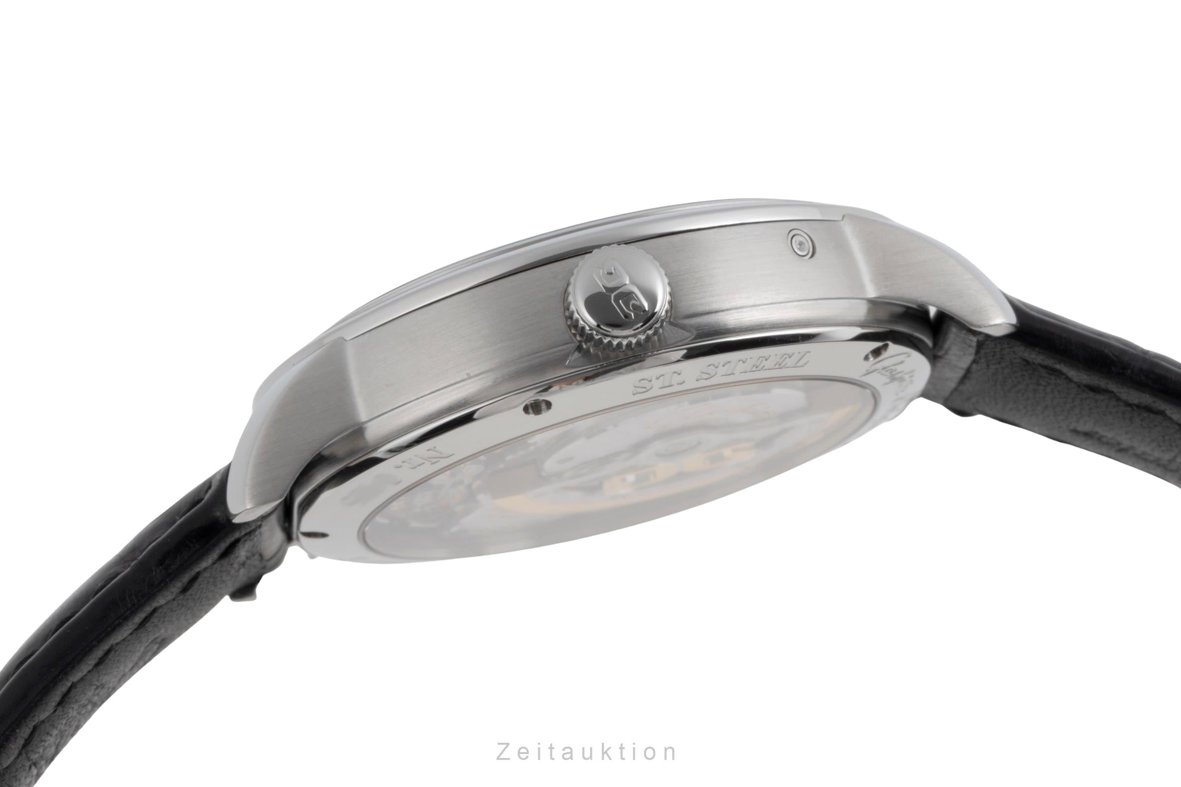 Glashütte PanoMaticLunar steel automatic men's watch 90-02-36-12-05  [2503332]