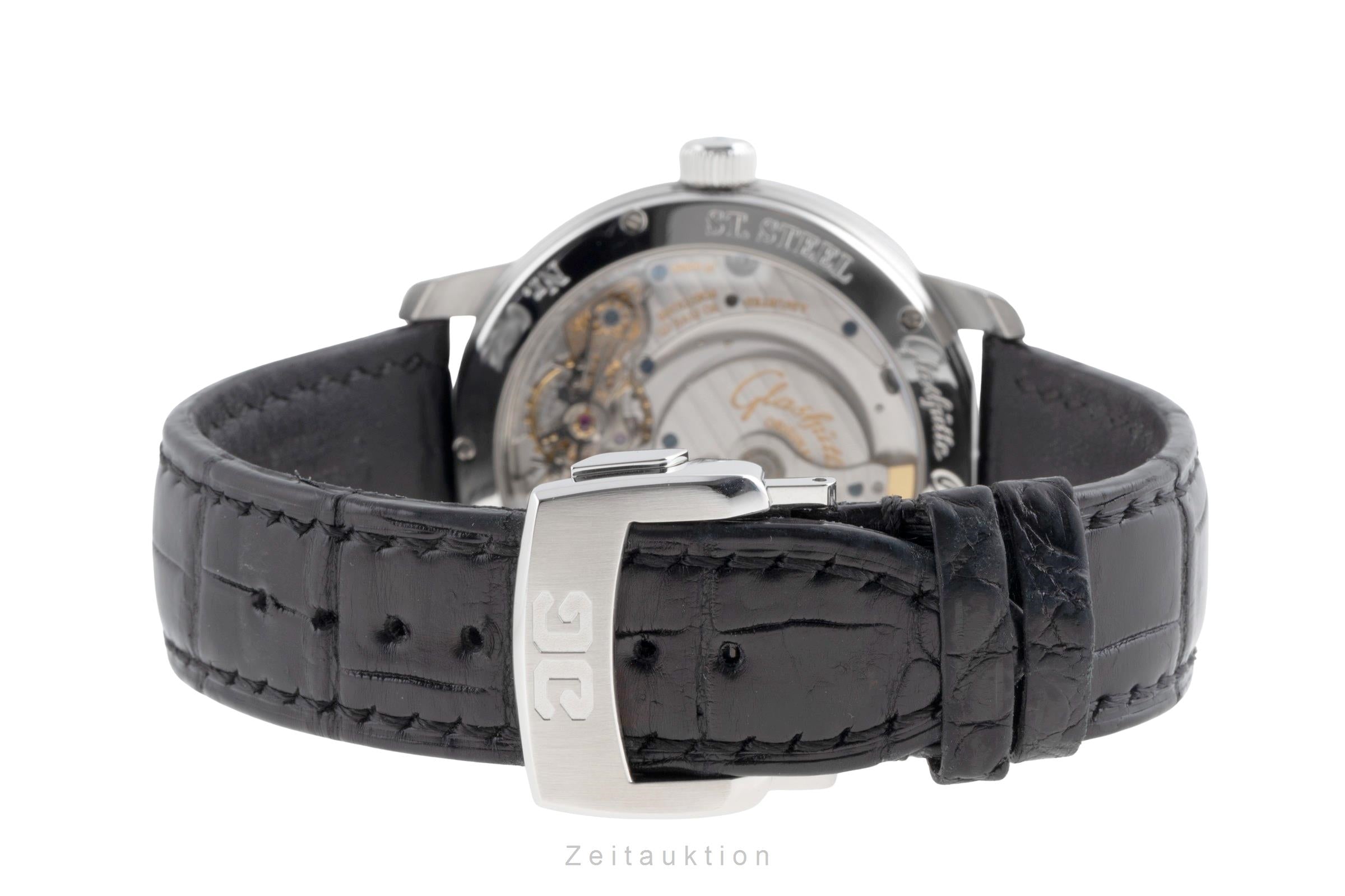 Glashütte PanoMaticLunar steel automatic men's watch 90-02-36-12-05  [2503332]