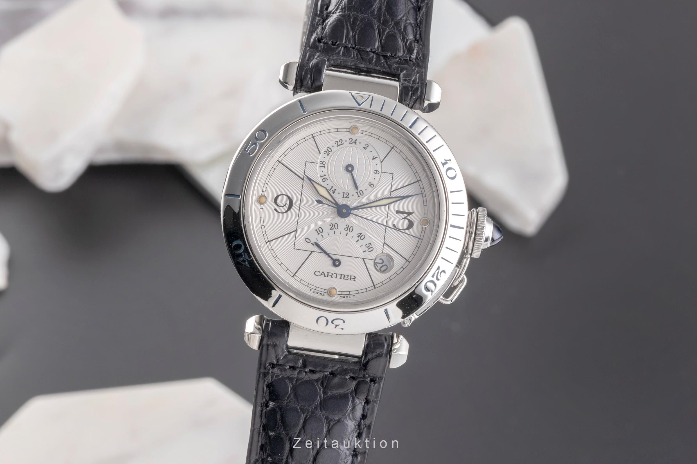 Cartier Pasha acier automatique montre pour hommes W3103755  [2503333]