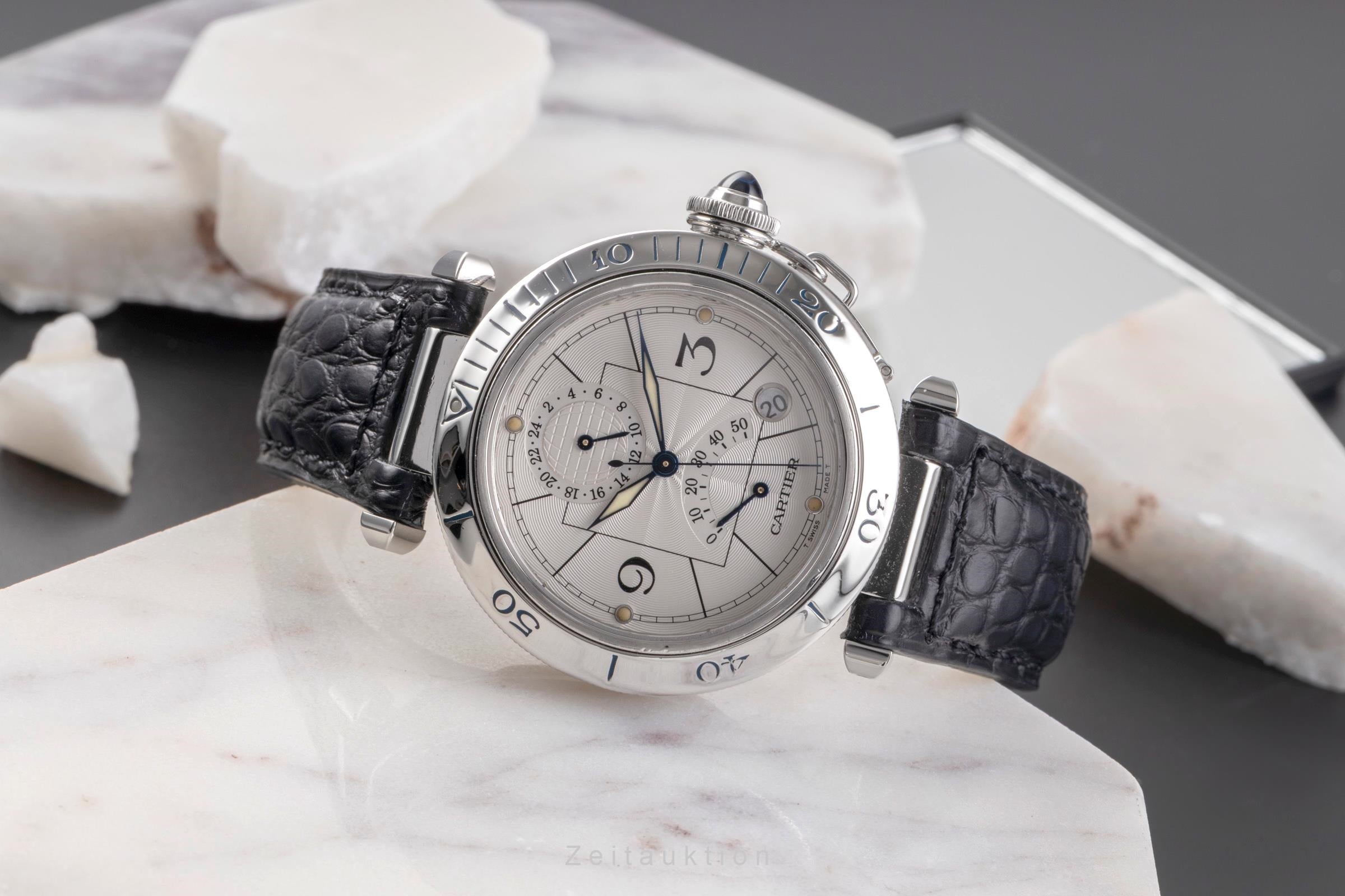 Cartier Pasha acier automatique montre pour hommes W3103755  [2503333]