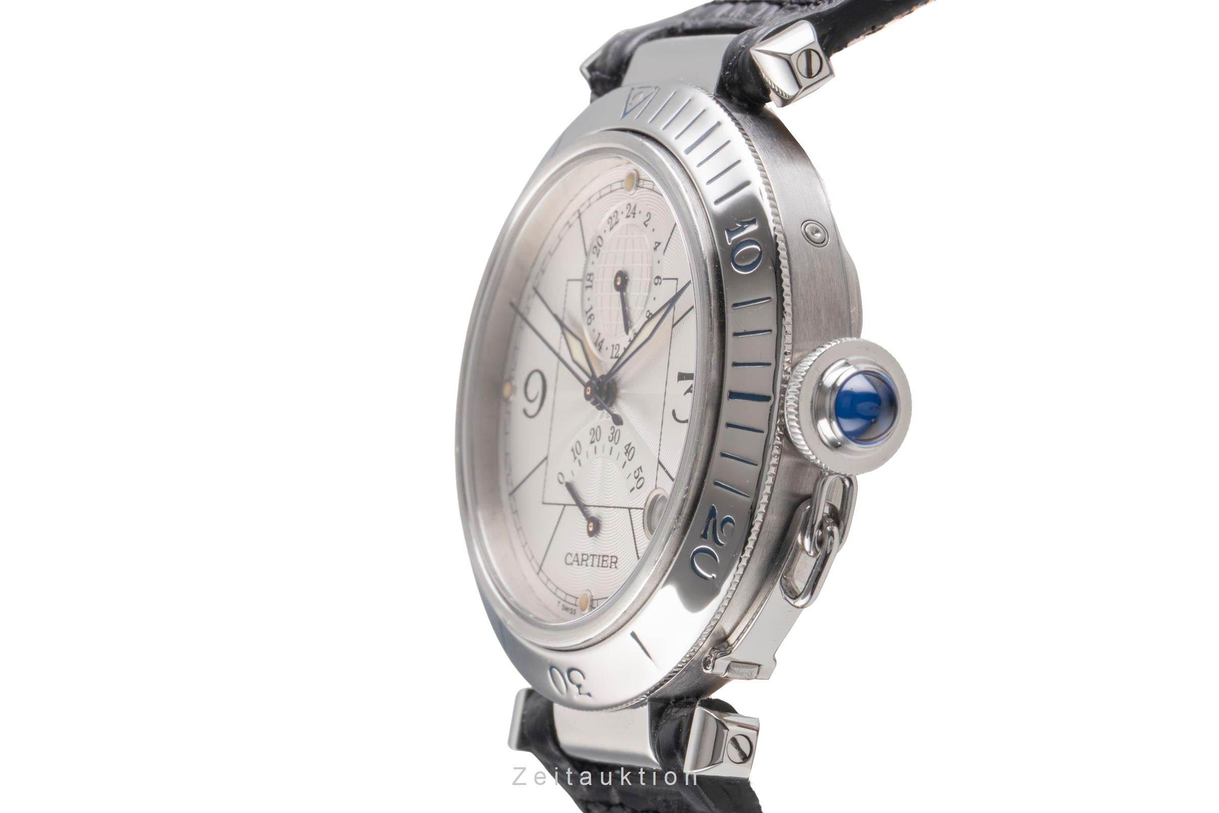 Cartier Pasha acier automatique montre pour hommes W3103755  [2503333]