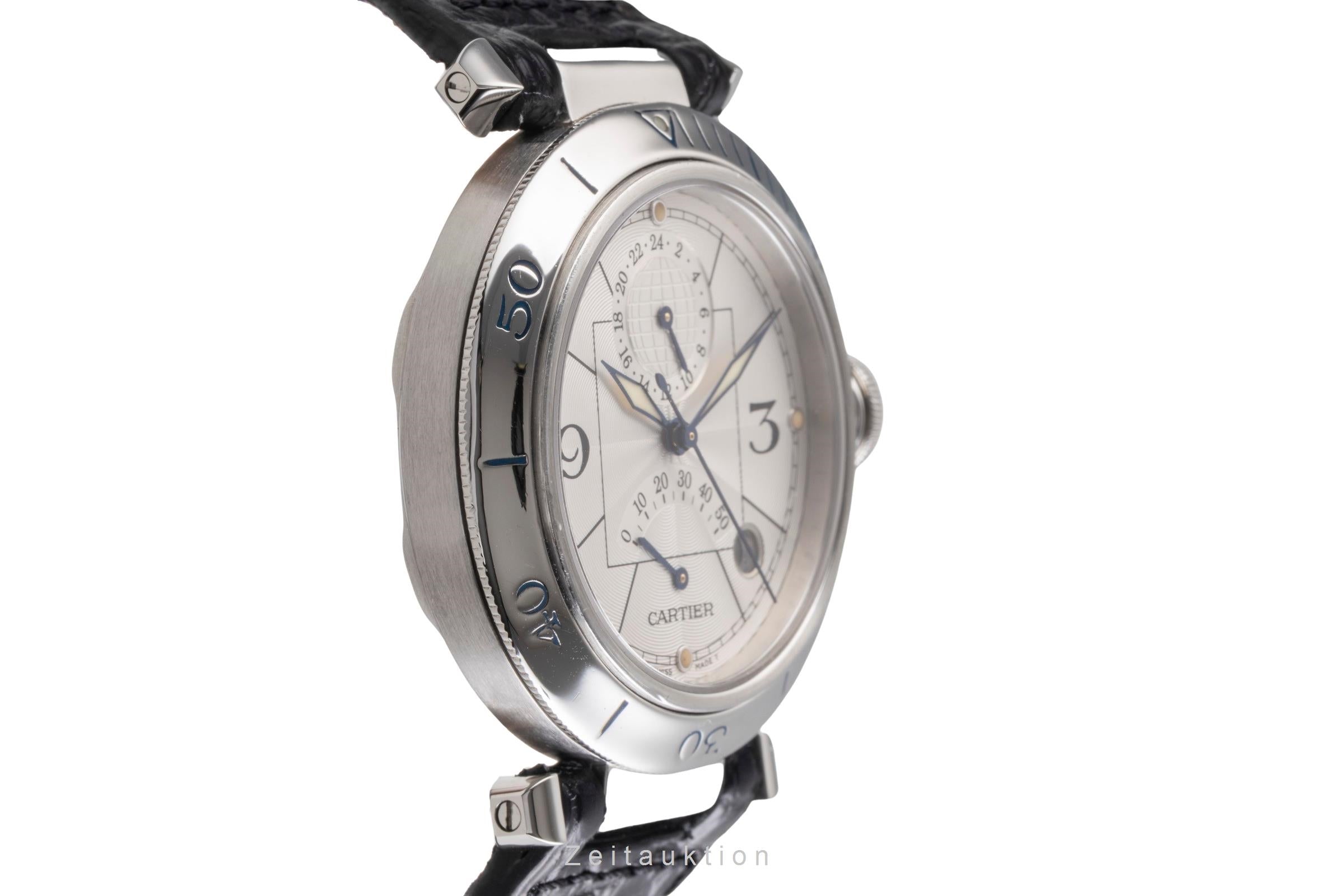 Cartier Pasha acier automatique montre pour hommes W3103755  [2503333]