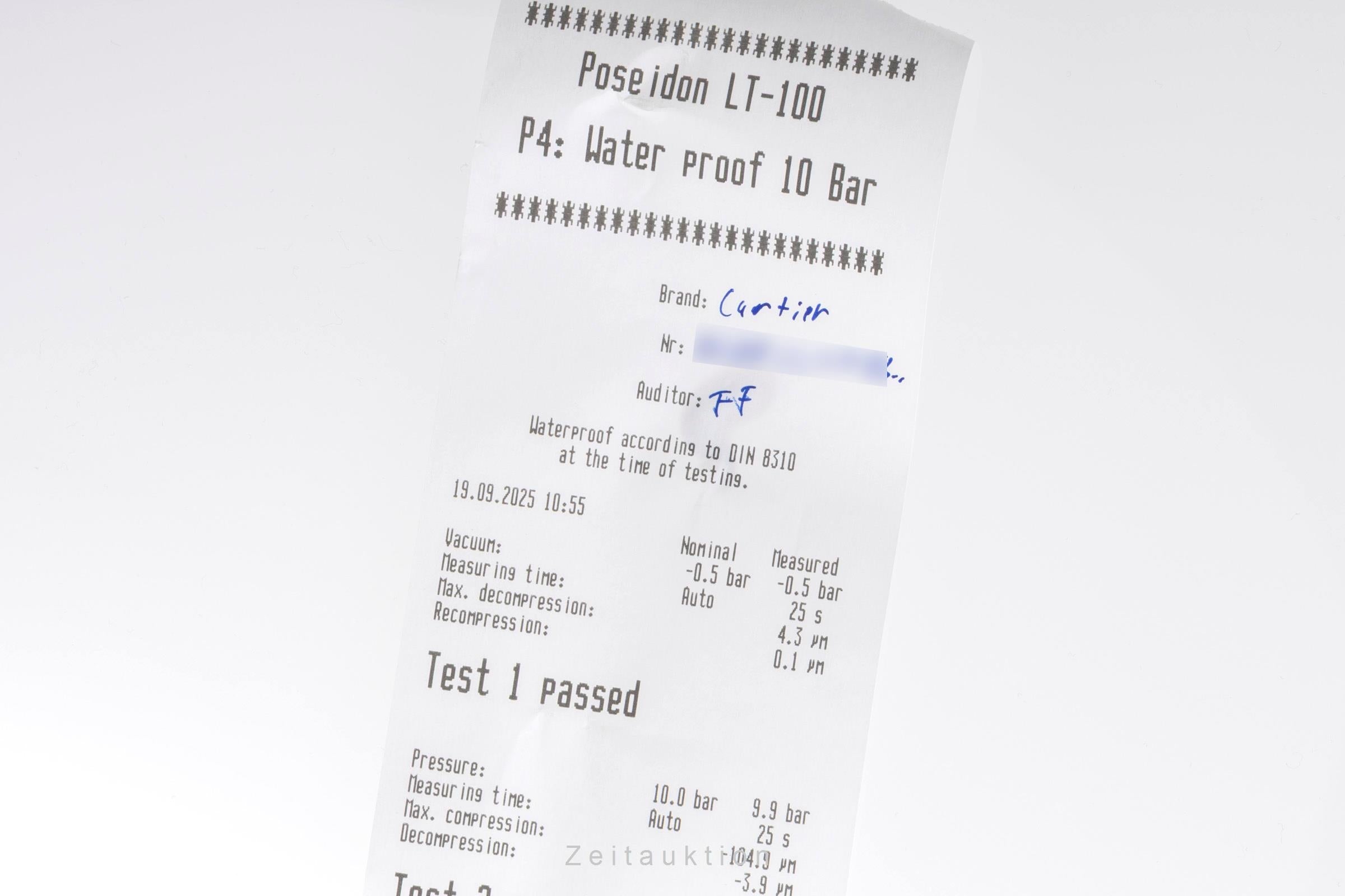 Cartier Pasha acier automatique montre pour hommes W3103755  [2503333]