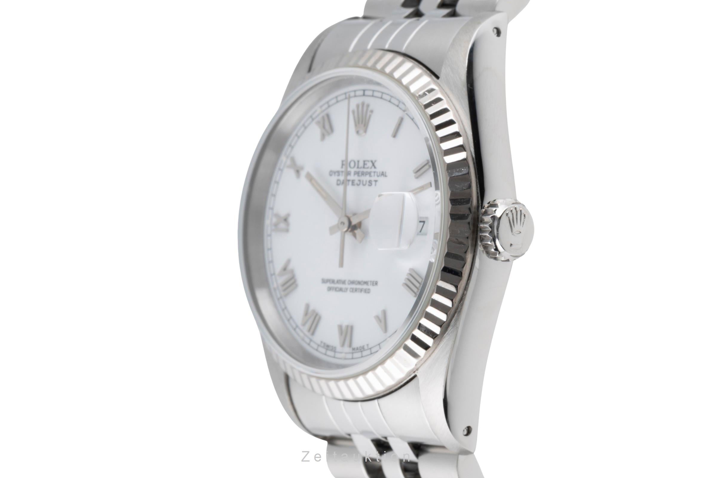 Rolex Datejust steel / white gold automatic Kal. 3135 Ref. 16234