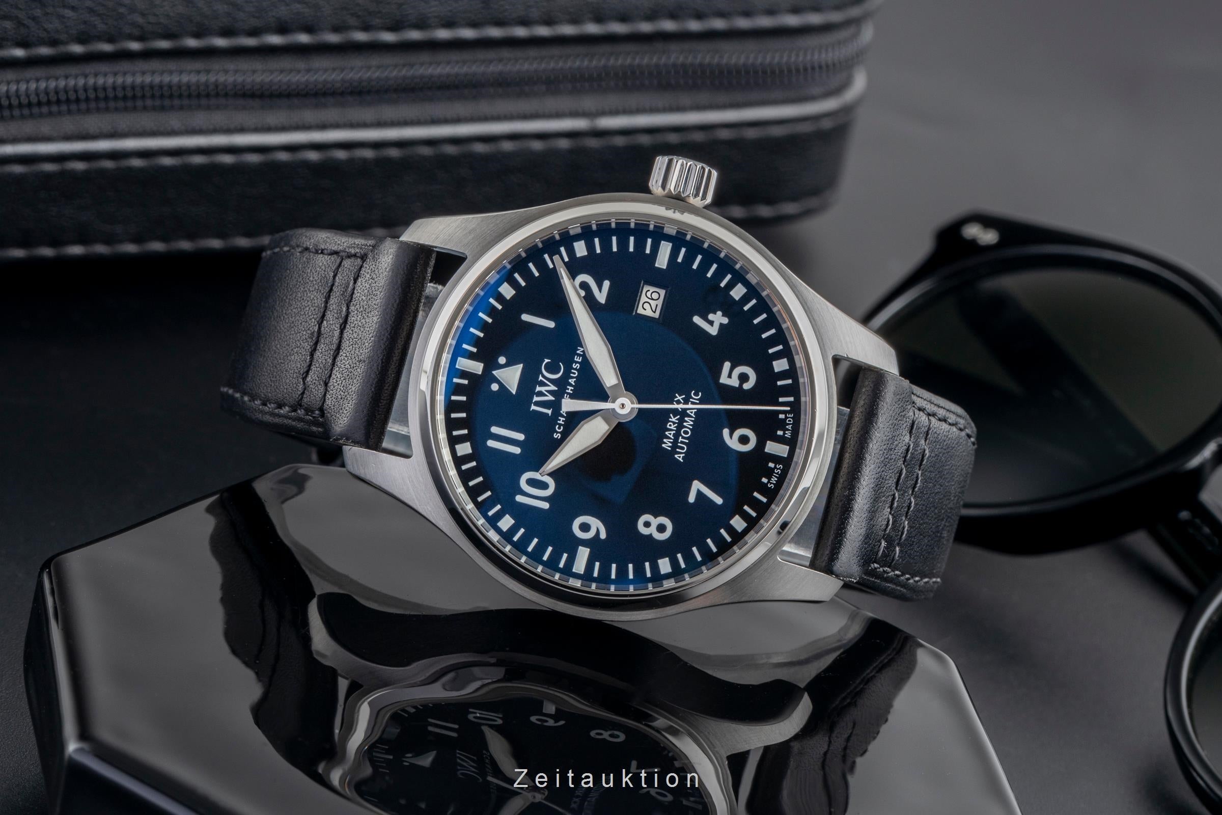 IWC Pilot Mark XX Black Dial Stahl Automatik Herrenuhr Ref. IW328201 B&P 2024 [2503337]