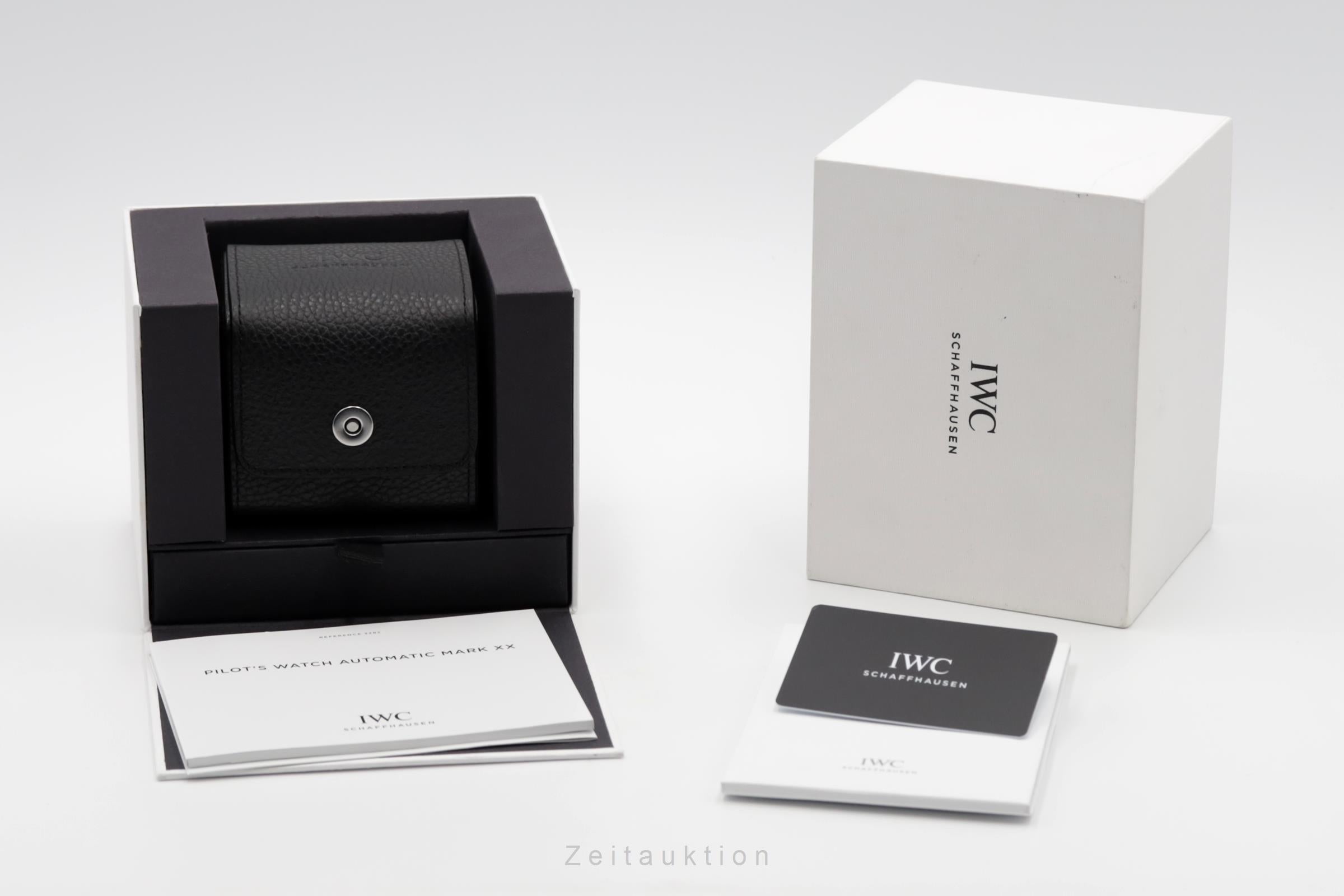 IWC Pilot Mark XX Black Dial Stahl Automatik Herrenuhr Ref. IW328201 B&P 2024 [2503337]