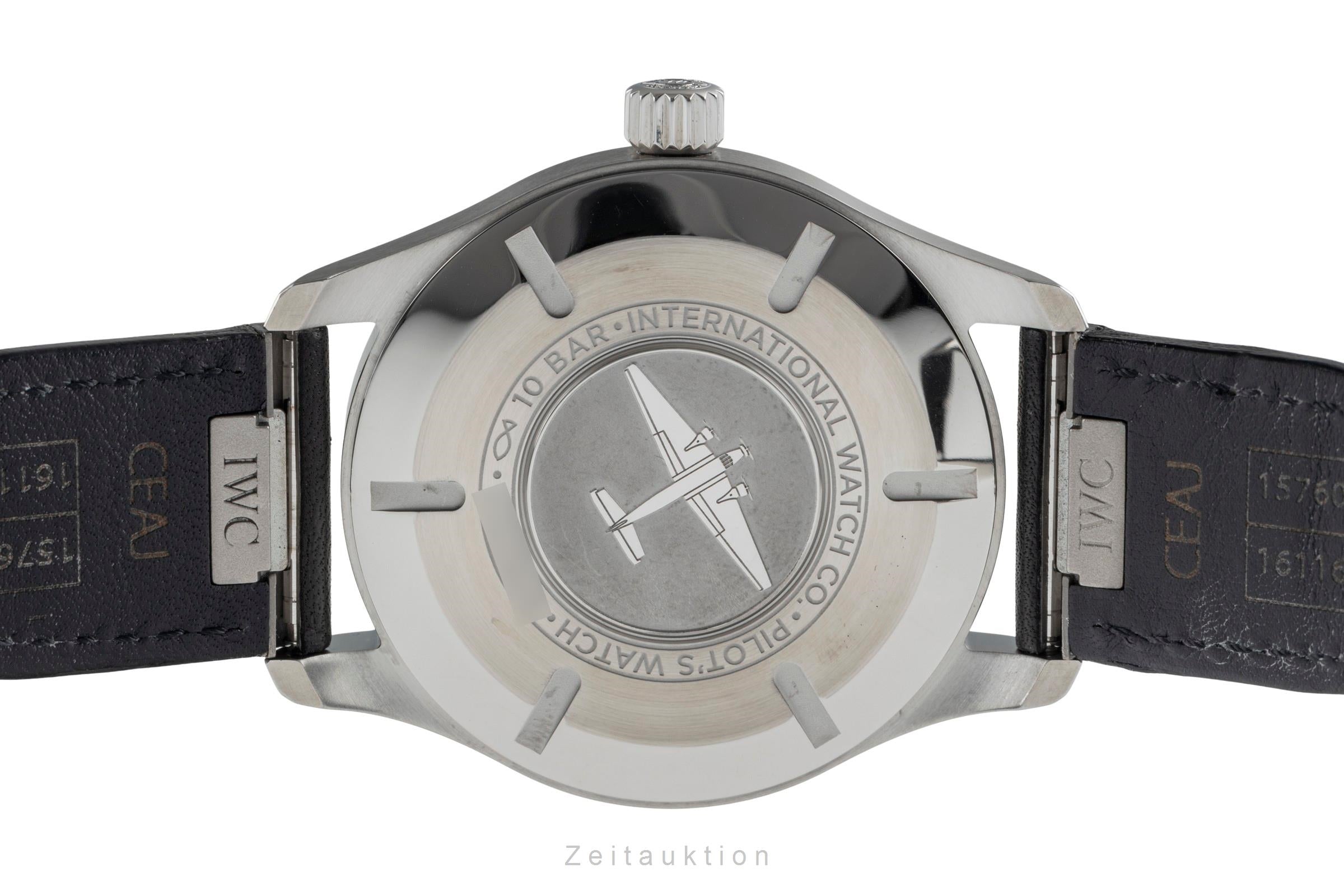 IWC Pilot Mark XX Black Dial Stahl Automatik Herrenuhr Ref. IW328201 B&P 2024 [2503337]