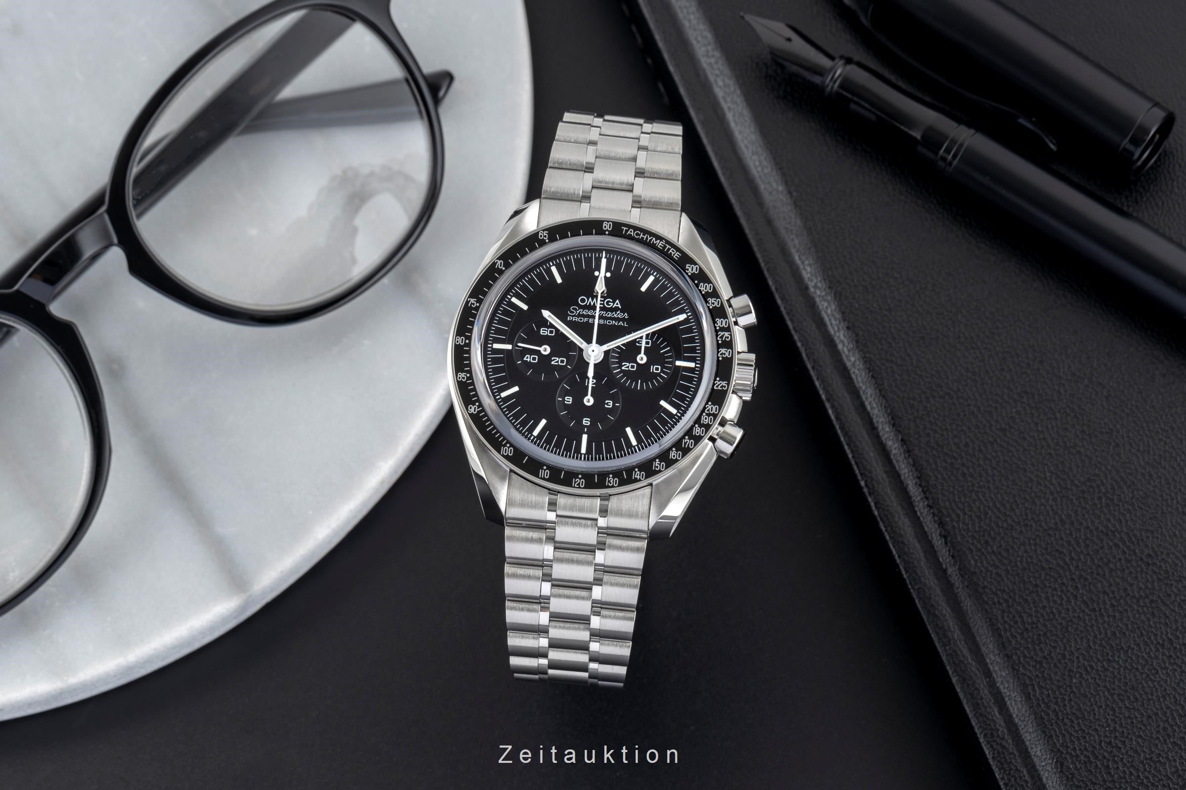 Omega Speedmaster Moonwatch chronograph steel manual winding men's watch 310.30.42.50.01.002 LP: 8700EUR  [2503339]