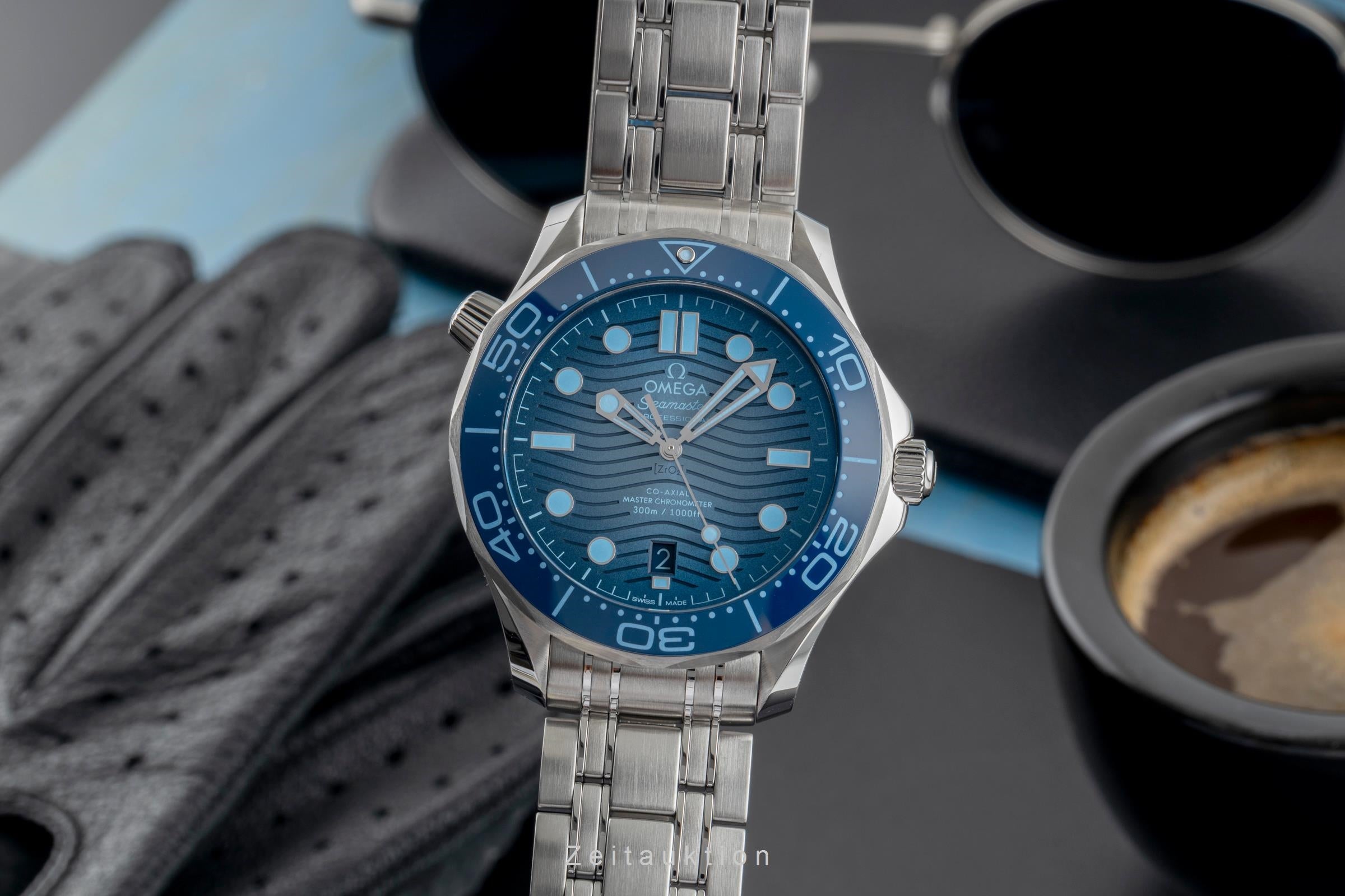 Omega Seamaster acero automático reloj para caballeros 210.30.42.20.03.003 LP: 6800EUR  [2503340]