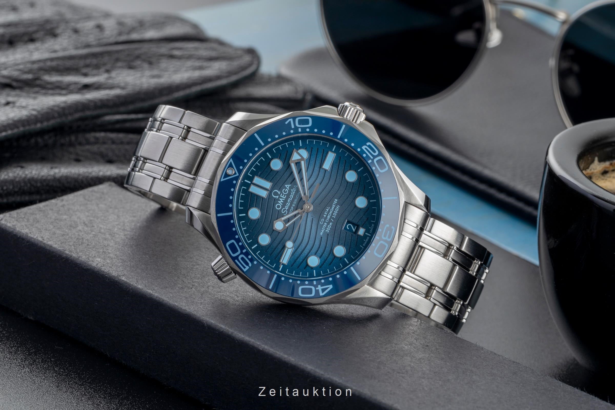 Omega Seamaster acero automático reloj para caballeros 210.30.42.20.03.003 LP: 6800EUR  [2503340]