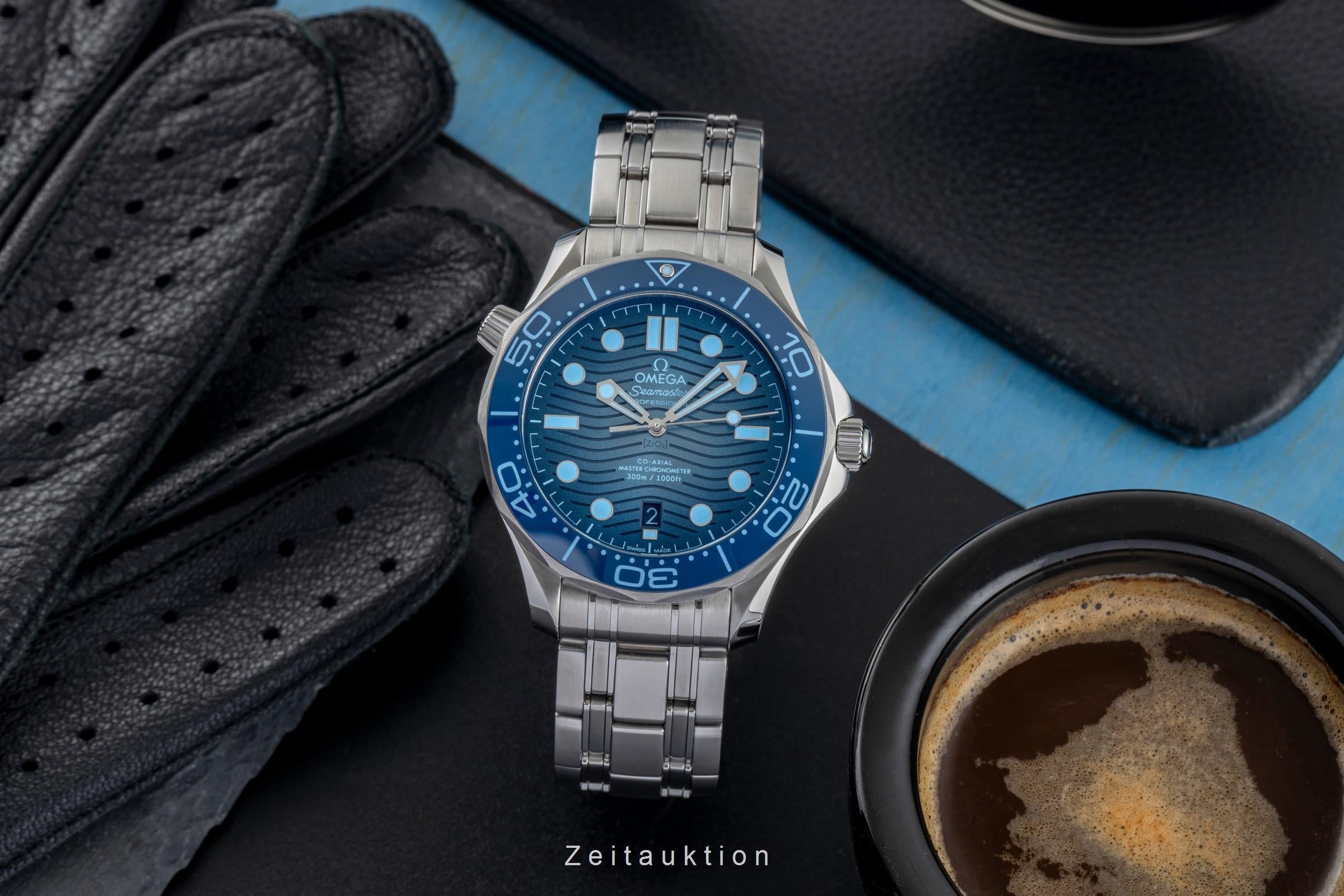Omega Seamaster acero automático reloj para caballeros 210.30.42.20.03.003 LP: 6800EUR  [2503340]