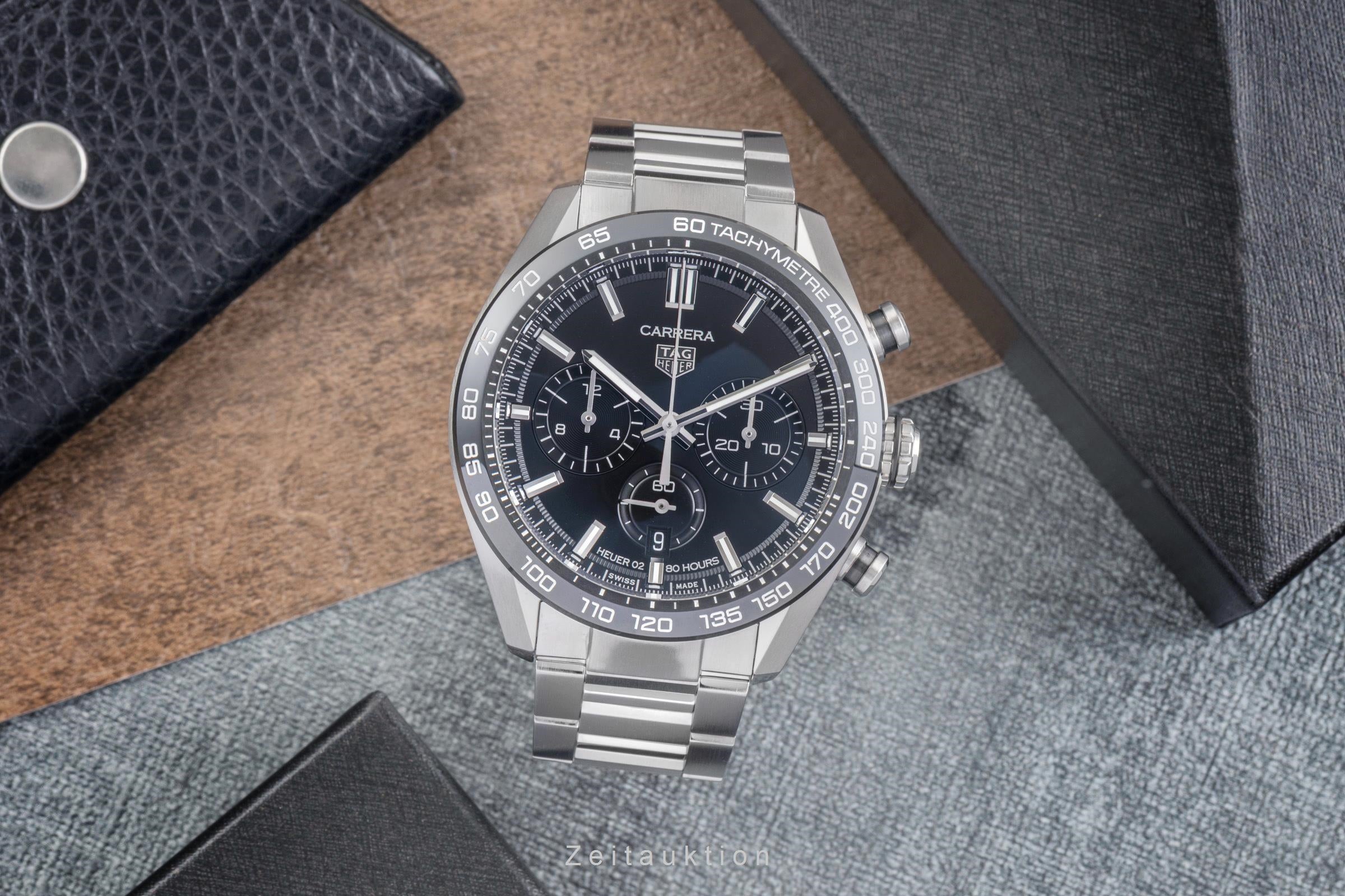 Tag Heuer Carrera chronographe acier automatique montre pour hommes CBN2A1B.BA0643 LP: 6450EUR  [2503349]