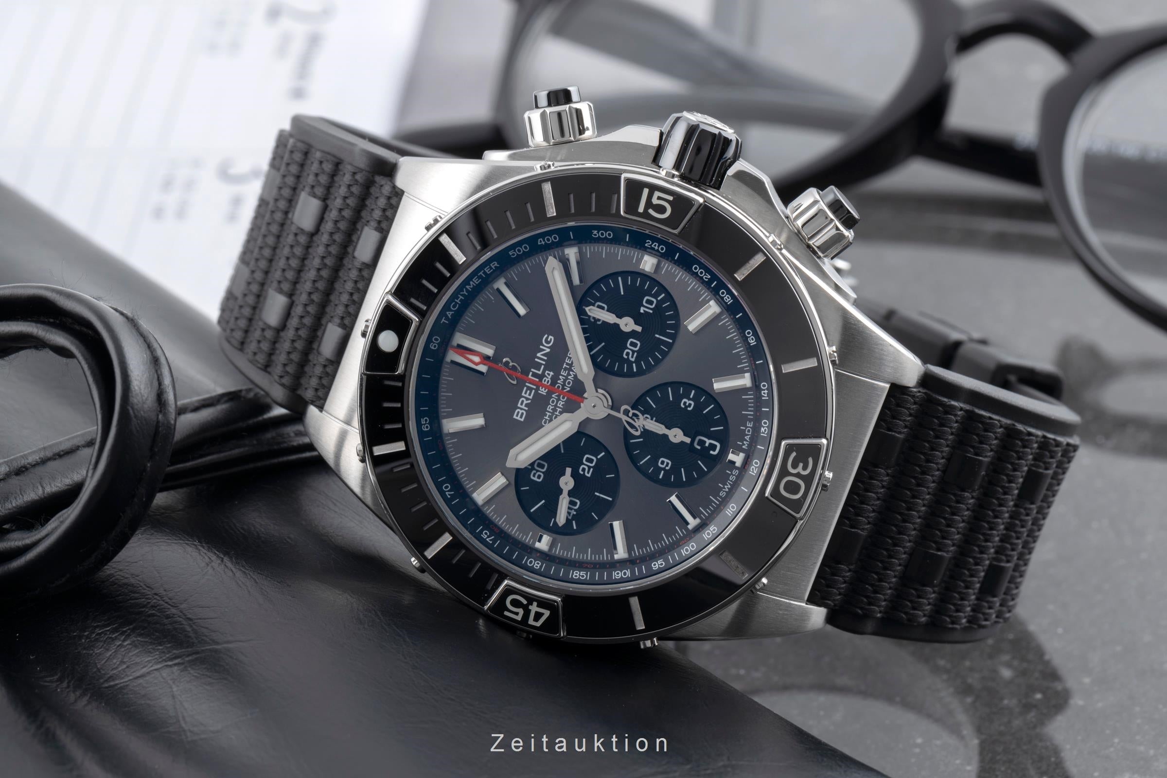 Breitling Chronomat 44 chronographe acier automatique montre pour hommes AB0136251B2S1 LP: 9850EUR  [2503350]