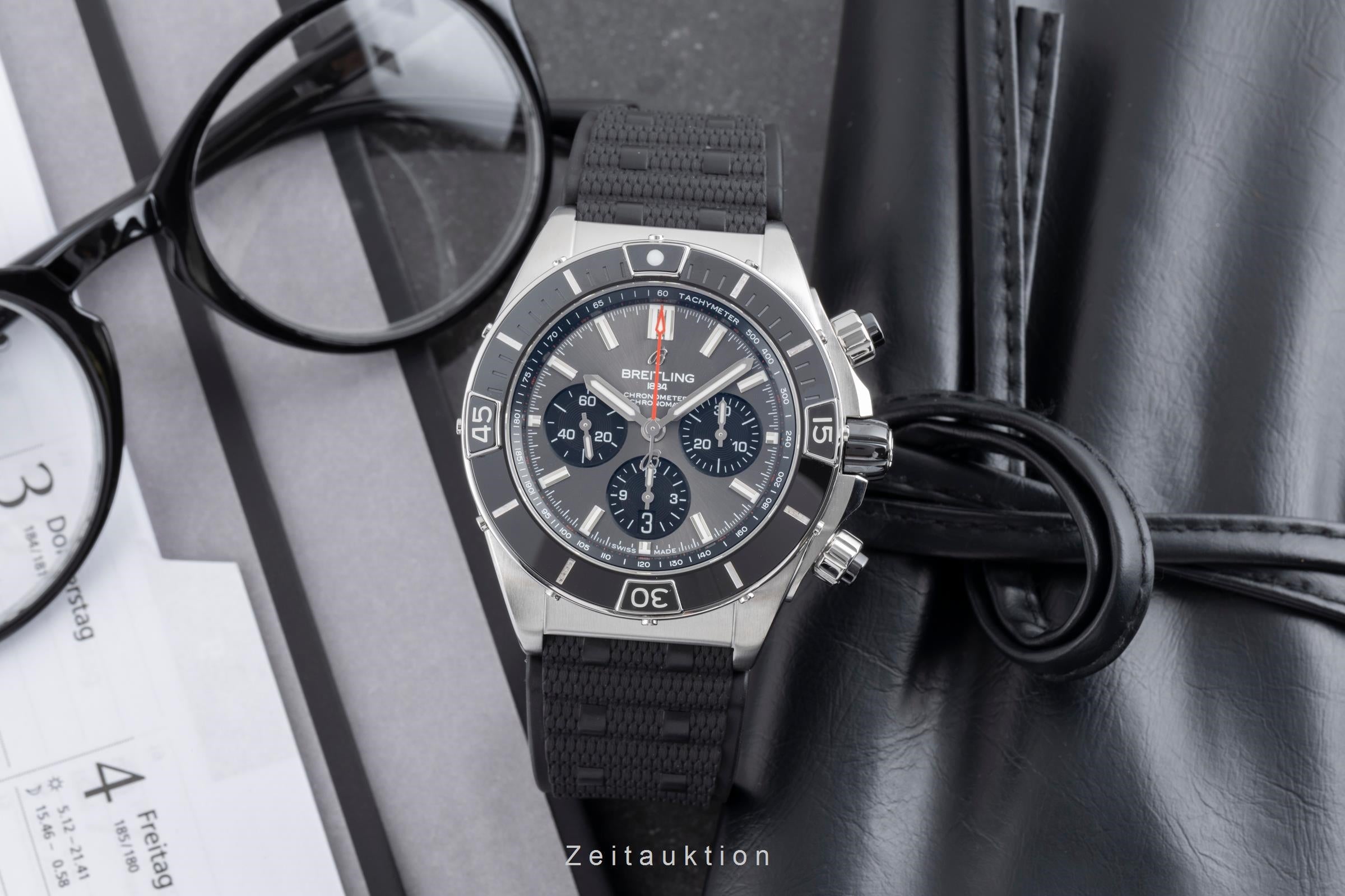 Breitling Chronomat 44 chronographe acier automatique montre pour hommes AB0136251B2S1 LP: 9850EUR  [2503350]