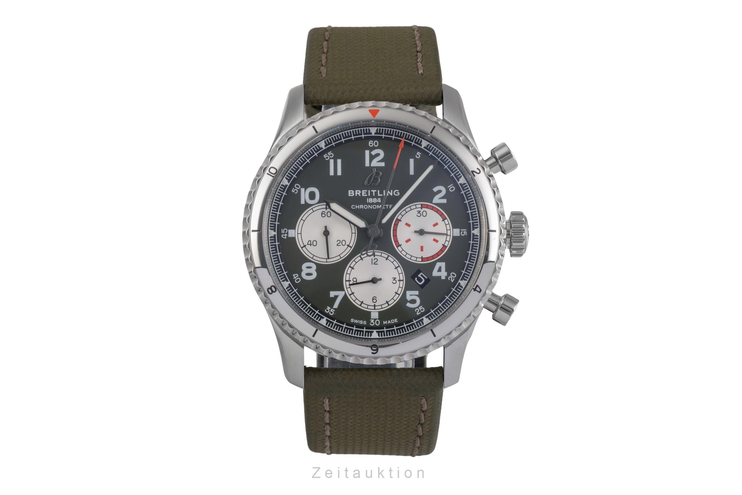 Breitling Aviator 8 chronograph steel automatic men's watch AB0119 LP: 10650EUR  [2503353]