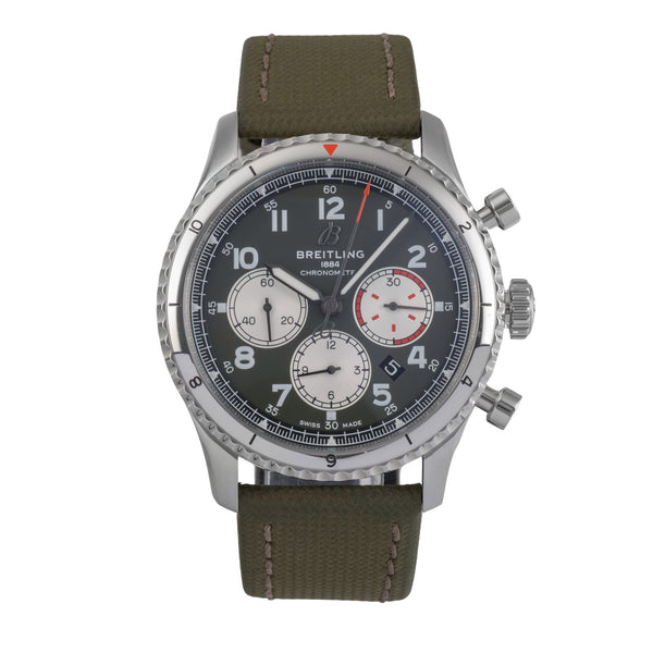Breitling Aviator 8 chronograph steel automatic men's watch AB0119 LP: 10650EUR  [2503353]
