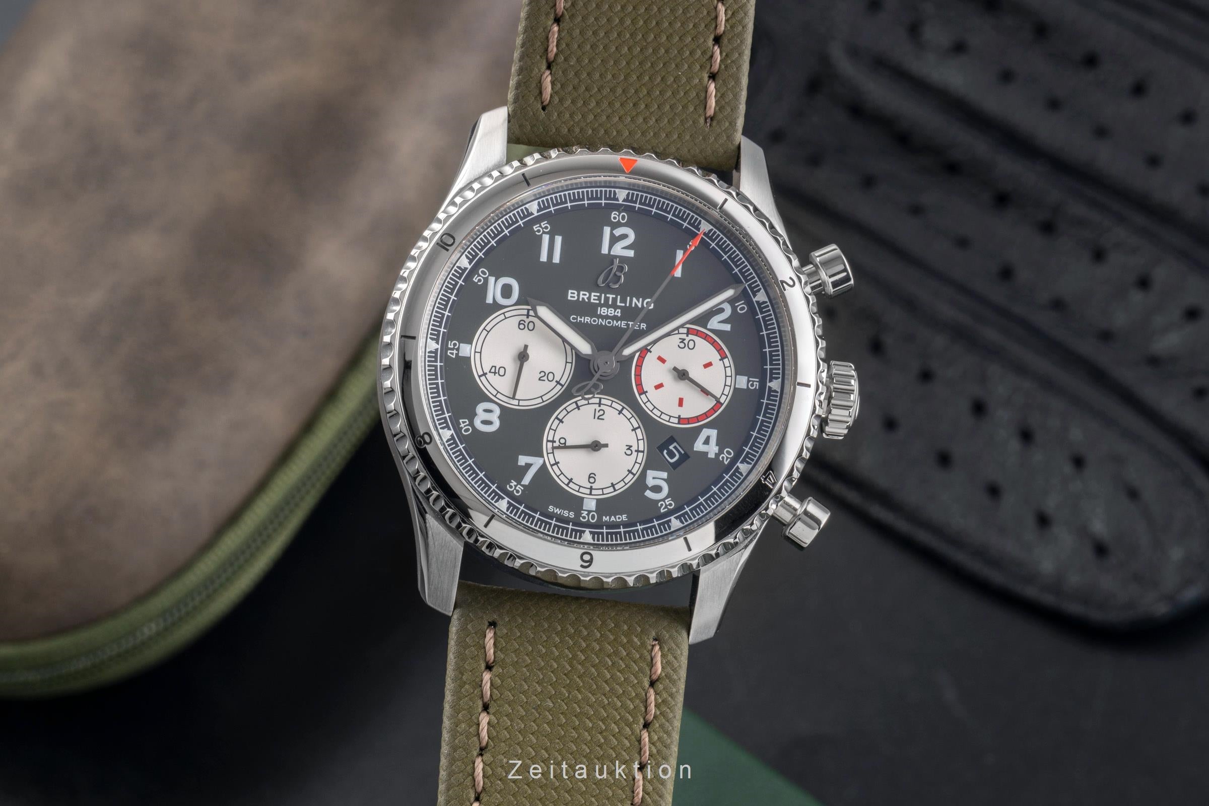 Breitling Aviator 8 chronograph steel automatic men's watch AB0119 LP: 10650EUR  [2503353]