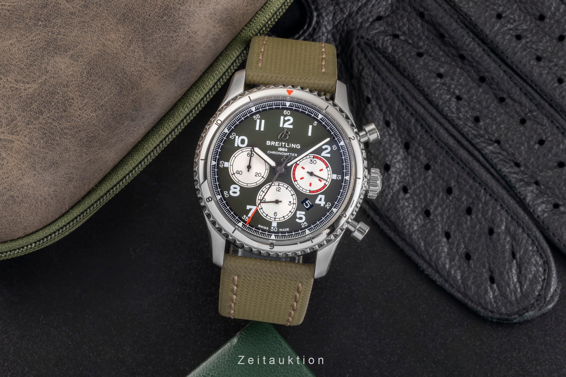 Breitling Aviator 8 chronograph steel automatic men's watch AB0119 LP: 10650EUR  [2503353]