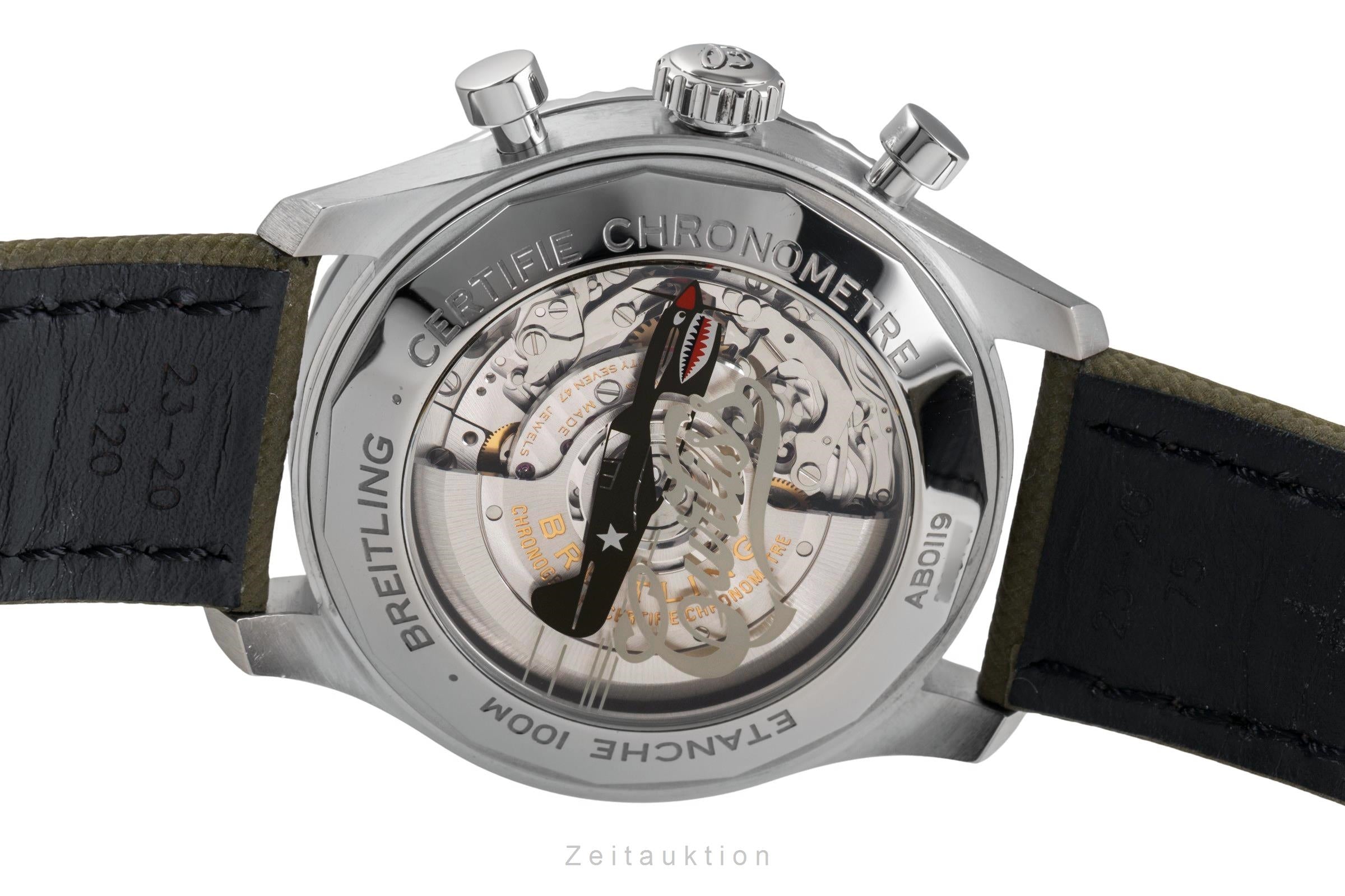 Breitling Aviator 8 chronograph steel automatic men's watch AB0119 LP: 10650EUR  [2503353]