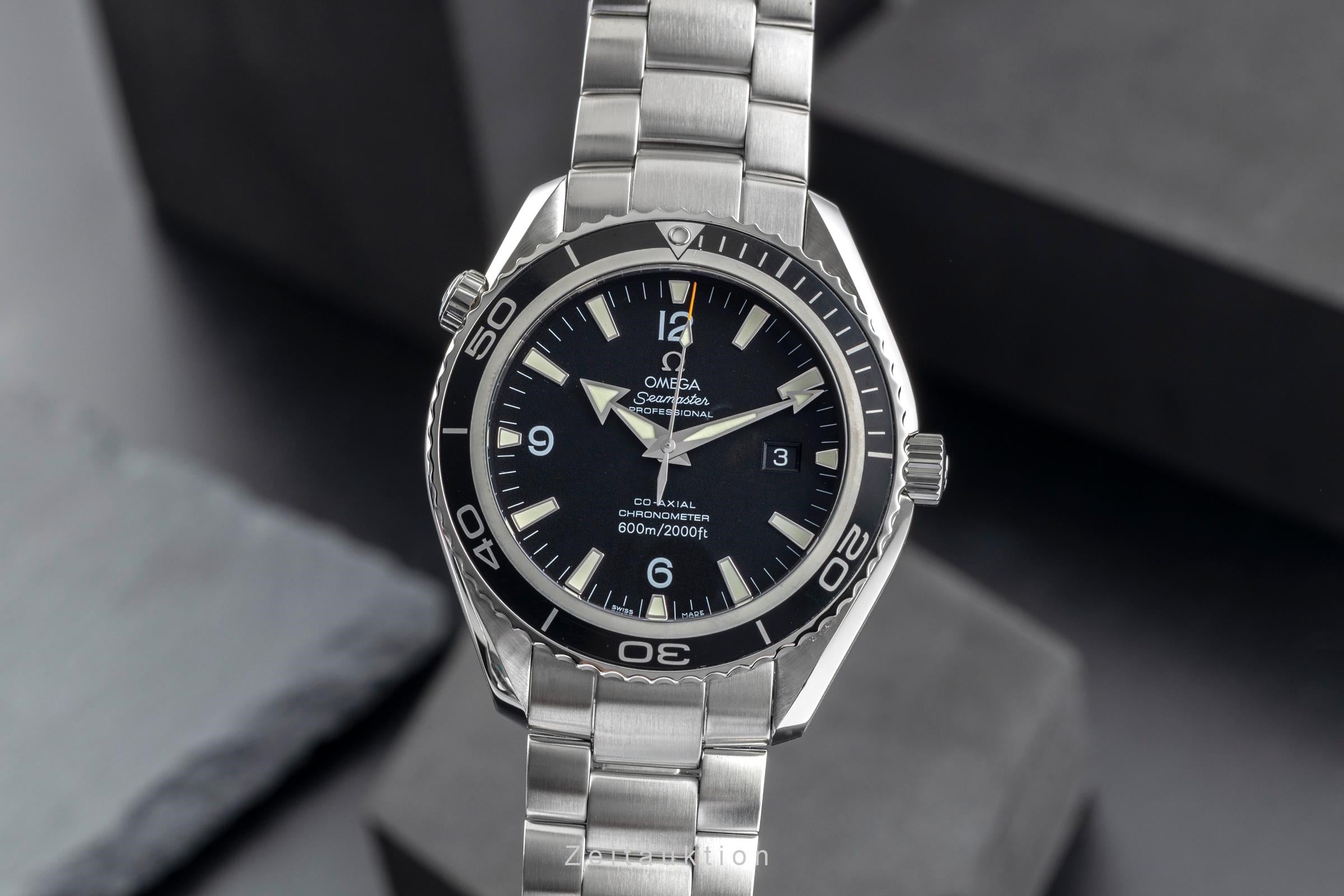 Omega Seamaster Planet Ocean 45,5 Automatik Co Axial Ref. 2200.50.00 B&P 2010 [2503354]