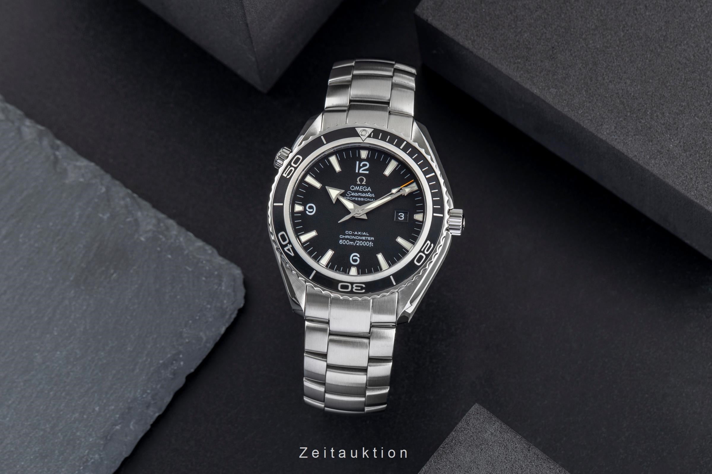 Omega Seamaster Planet Ocean 45,5 Automatik Co Axial Ref. 2200.50.00 B&P 2010 [2503354]