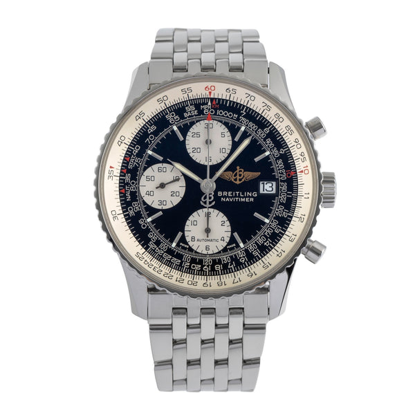 Breitling Old Navitimer Chronograph Edelstahl Automatik Ref. A13322 Papiere 2003 [2503356]