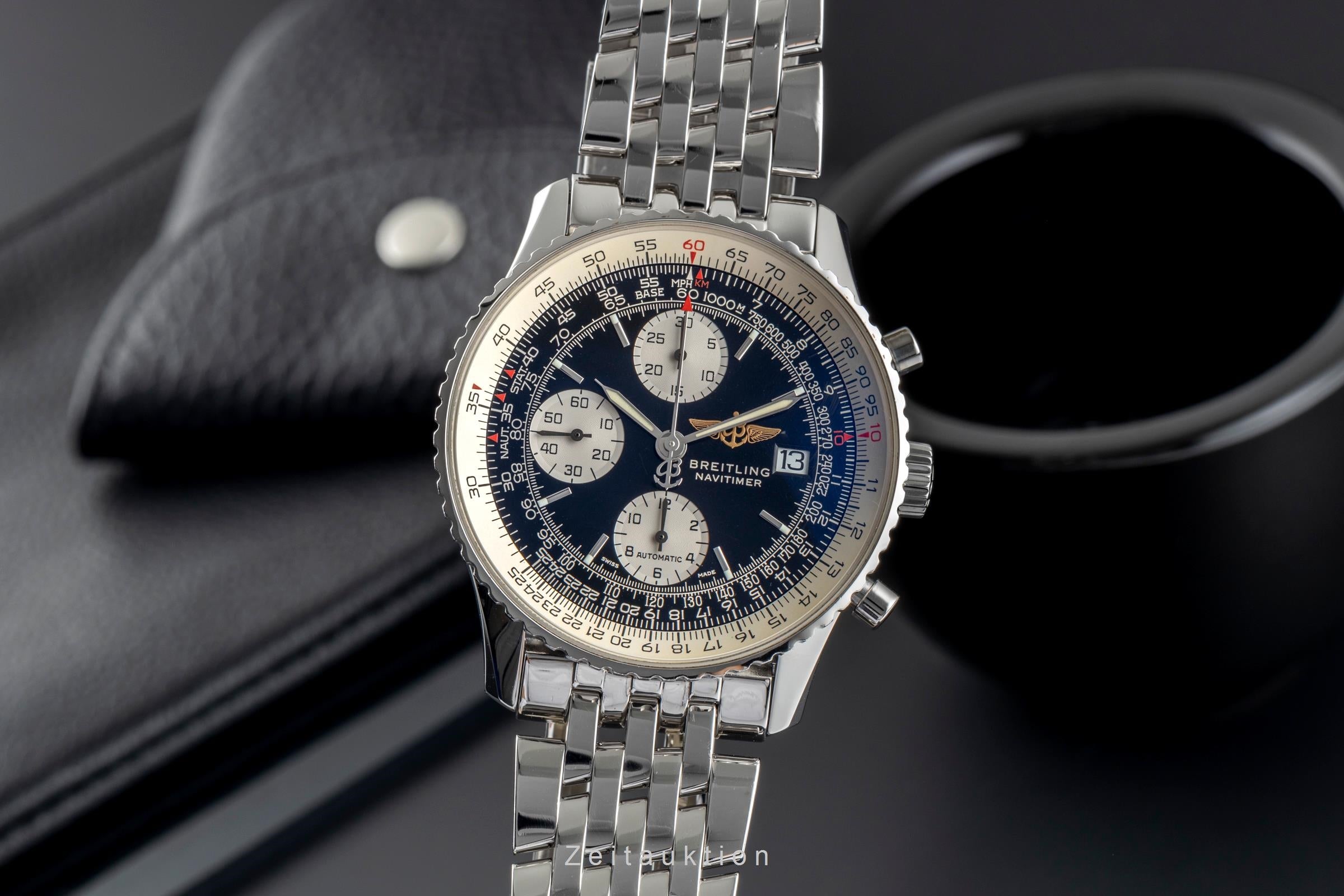 Breitling Old Navitimer chronographe acier automatique B13