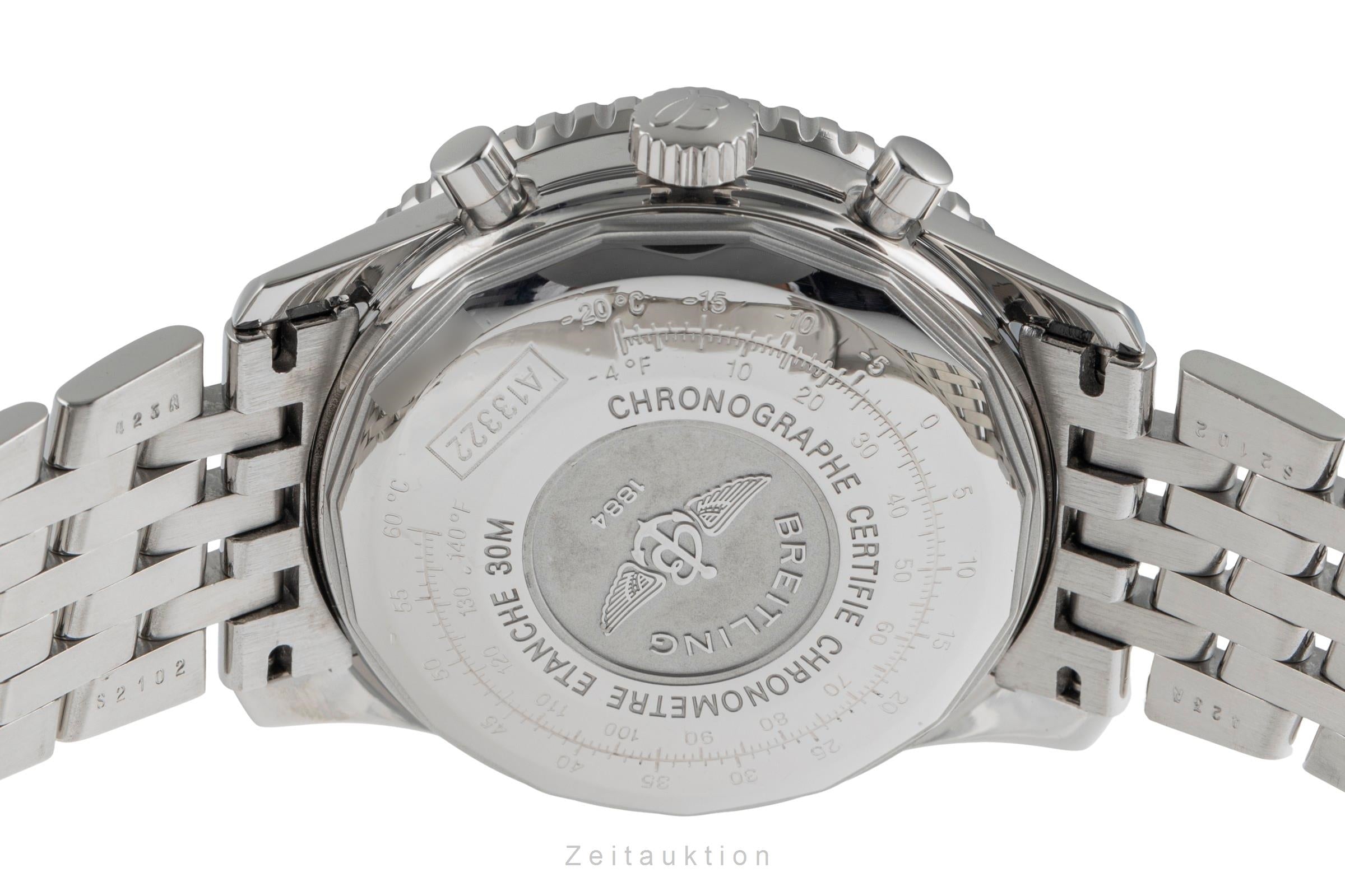 Breitling Old Navitimer Chronograph Edelstahl Automatik Ref. A13322 Papiere 2003 [2503356]