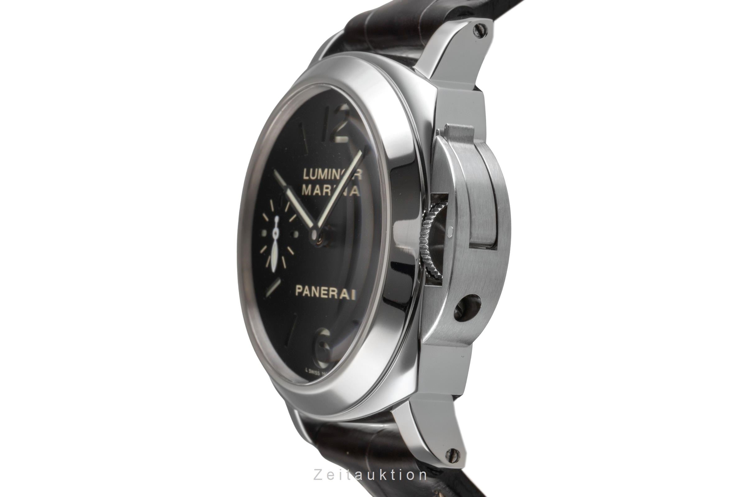 Panerai Luminor Marina acero cuerda manual reloj para caballeros PAM00111 LP: 6200EUR  [2503360]