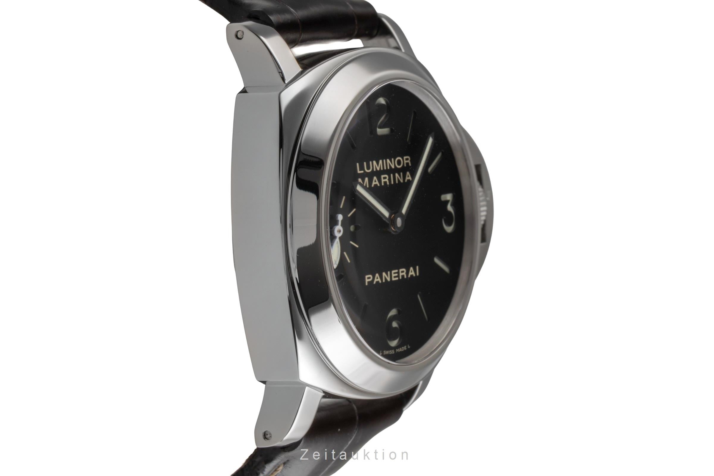 Panerai Luminor Marina acero cuerda manual reloj para caballeros PAM00111 LP: 6200EUR  [2503360]