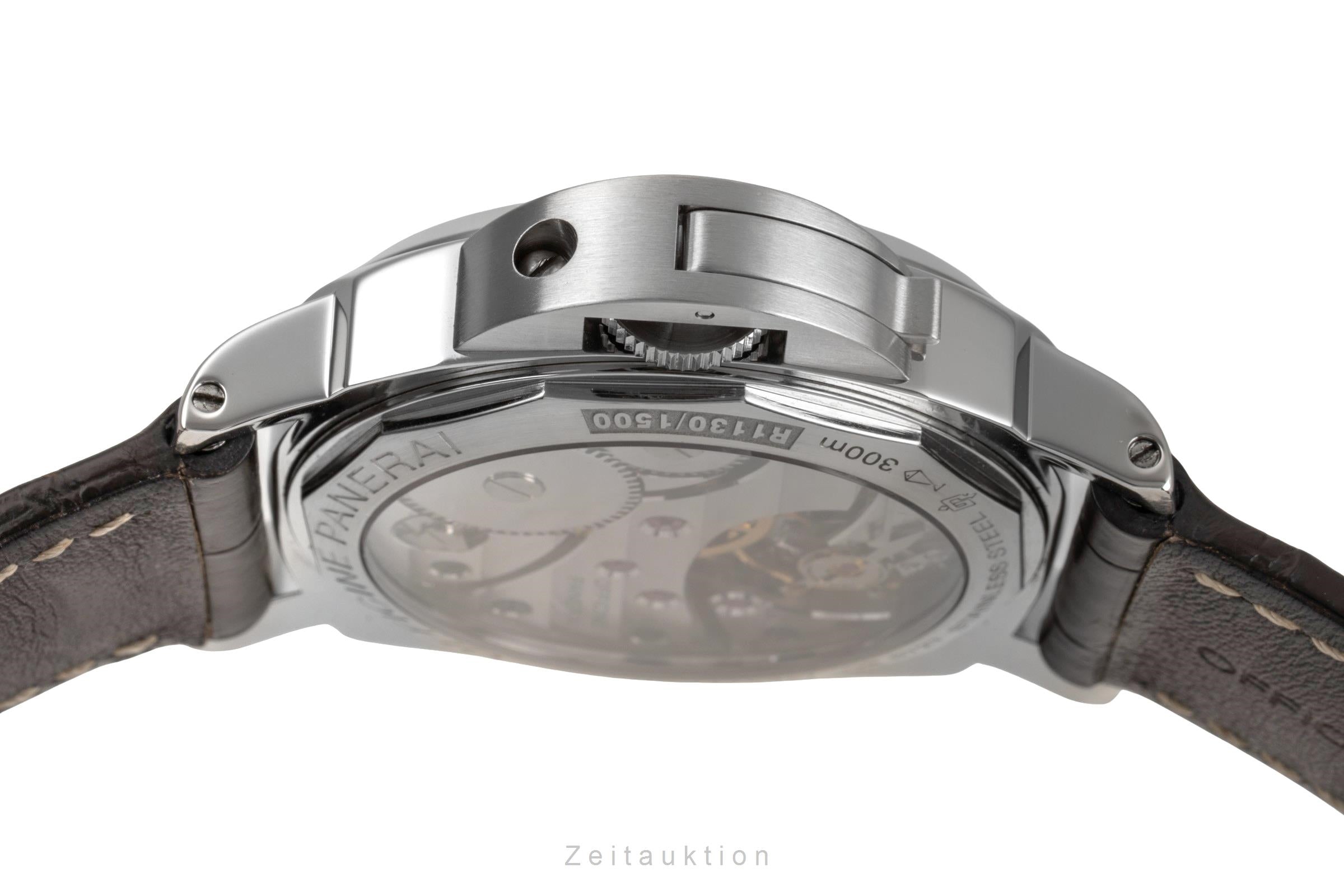 Panerai Luminor Marina acero cuerda manual reloj para caballeros PAM00111 LP: 6200EUR  [2503360]