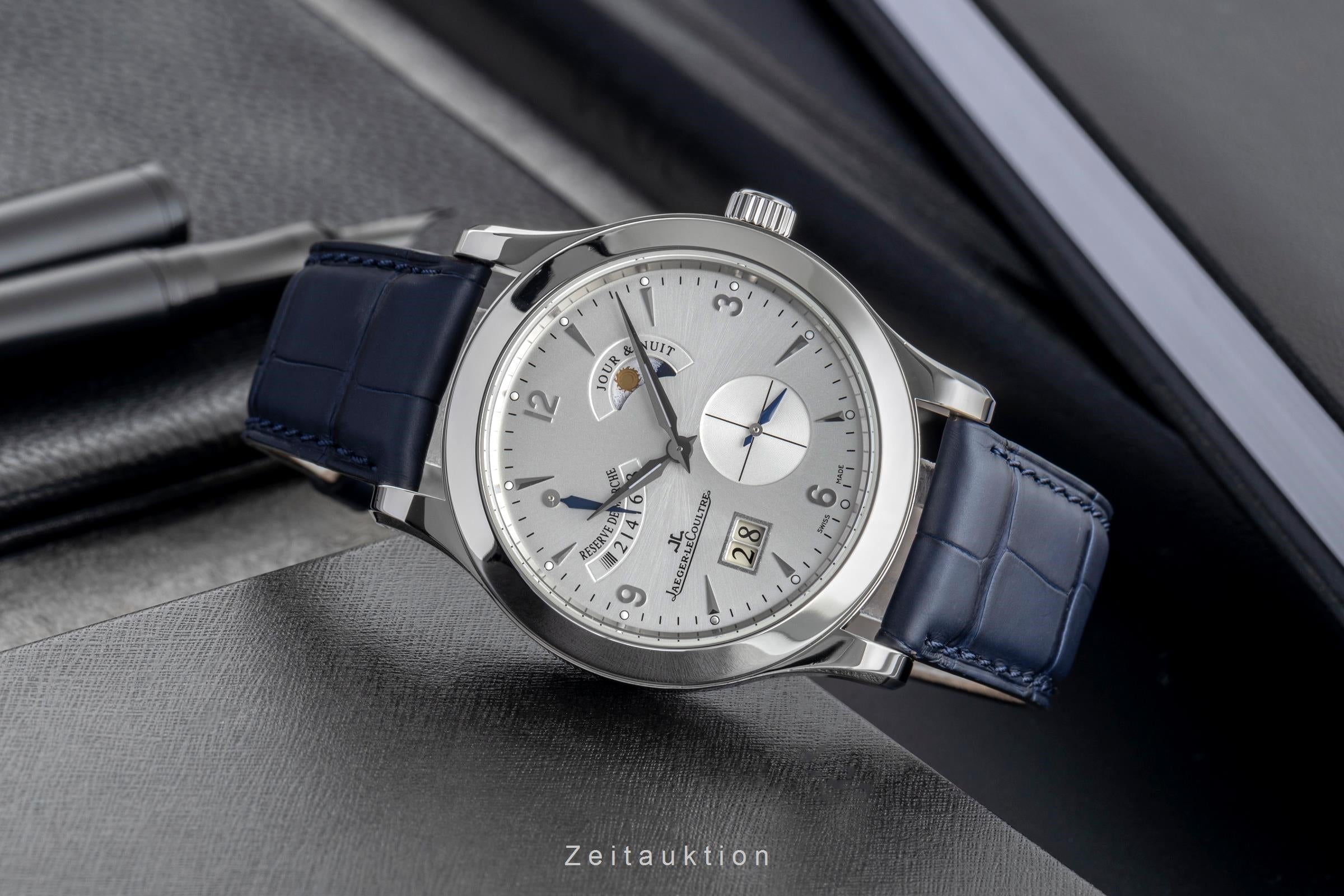 Jaeger LeCoultre Master Control acero cuerda manual reloj para caballeros Q1608420, 146.8.17.S  [2503362]