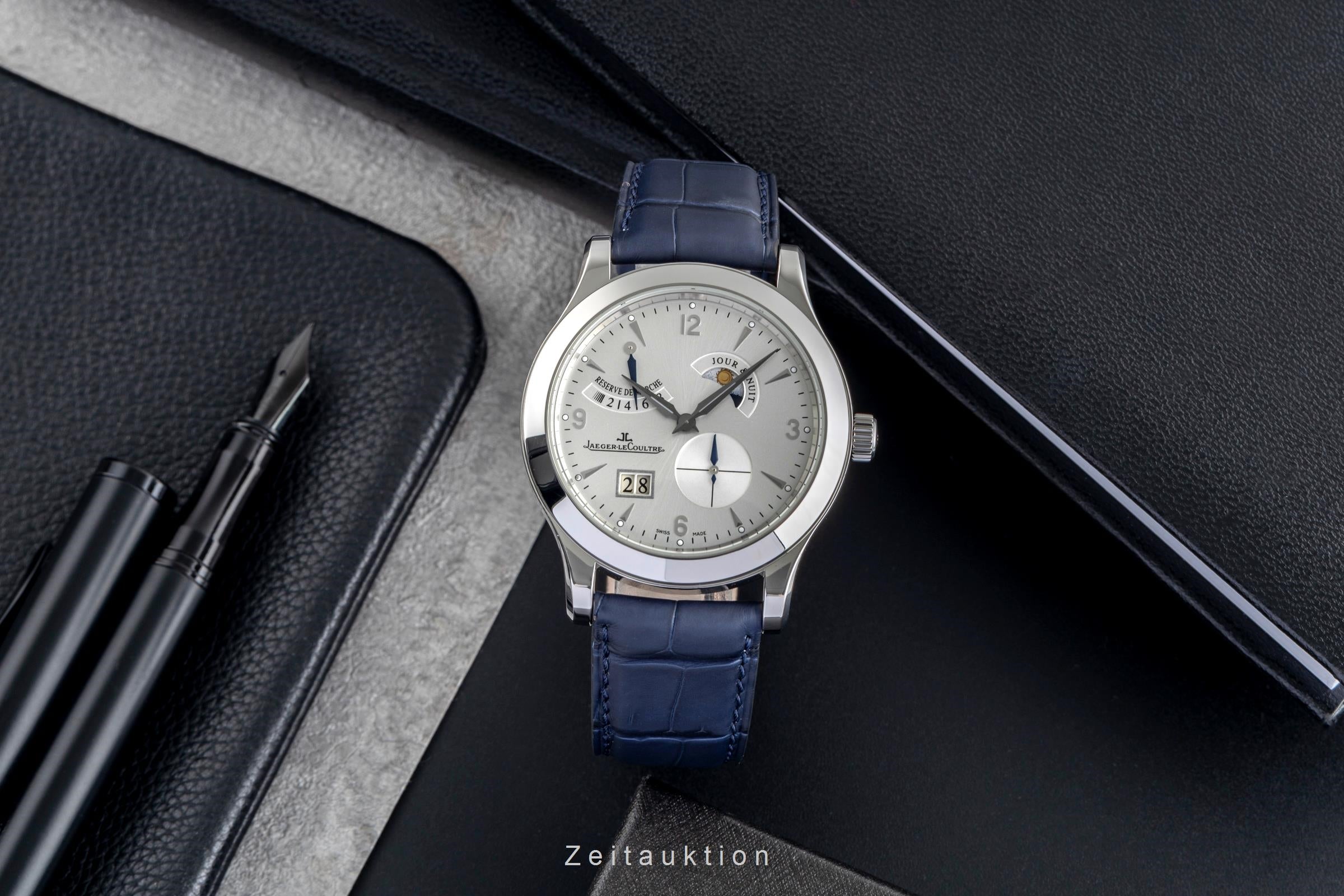 Jaeger LeCoultre Master Control acero cuerda manual reloj para caballeros Q1608420, 146.8.17.S  [2503362]