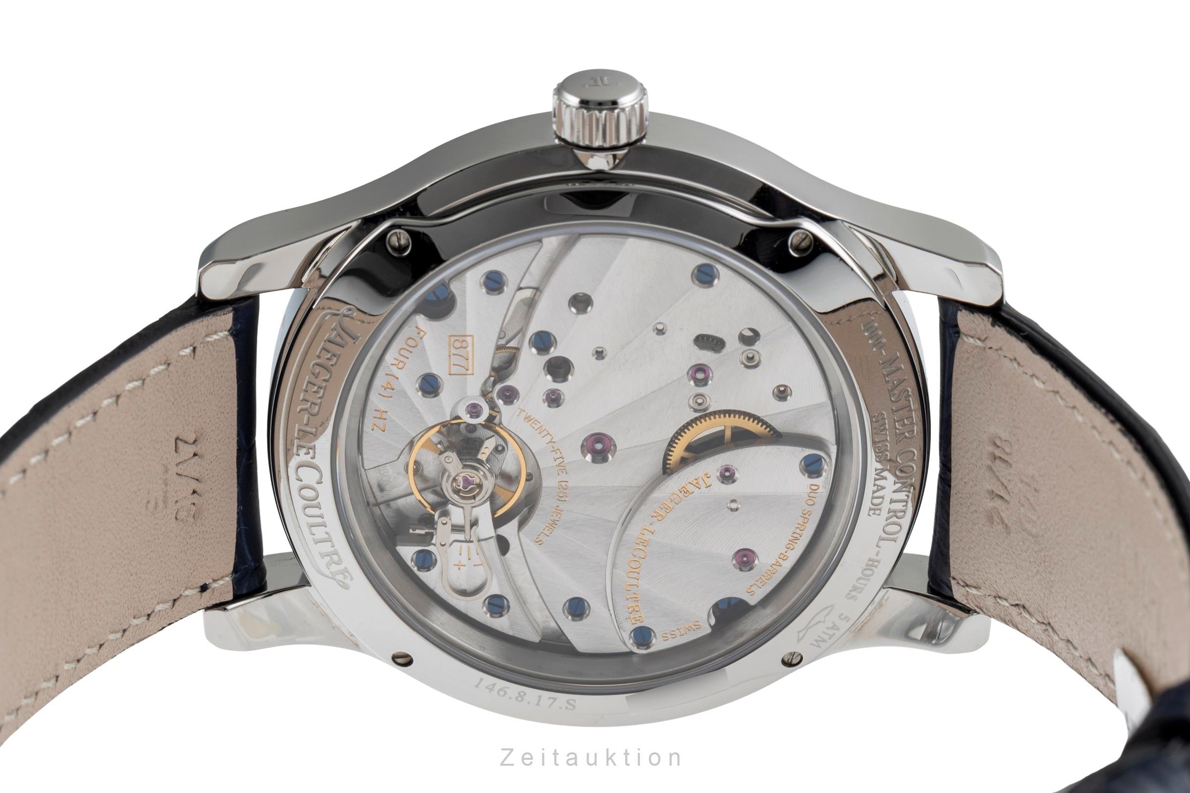 Jaeger LeCoultre Master Control acero cuerda manual reloj para caballeros Q1608420, 146.8.17.S  [2503362]