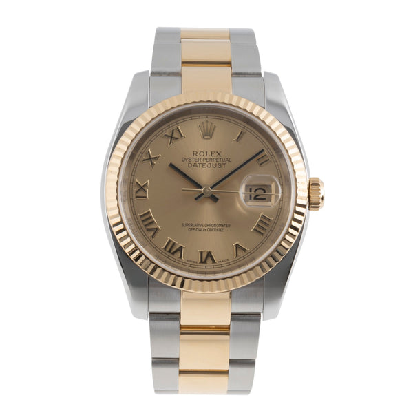 Rolex Datejust steel / gold automatic men's watch 116233  [2503364]