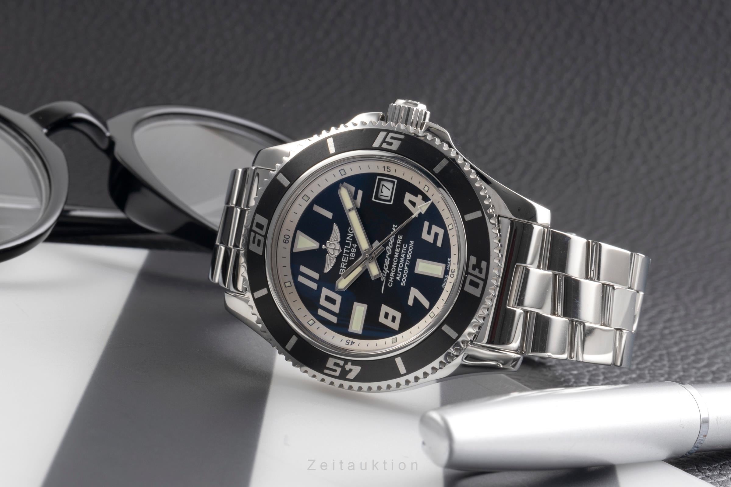 Breitling Superocean steel automatic men's watch A17364  [2503370]