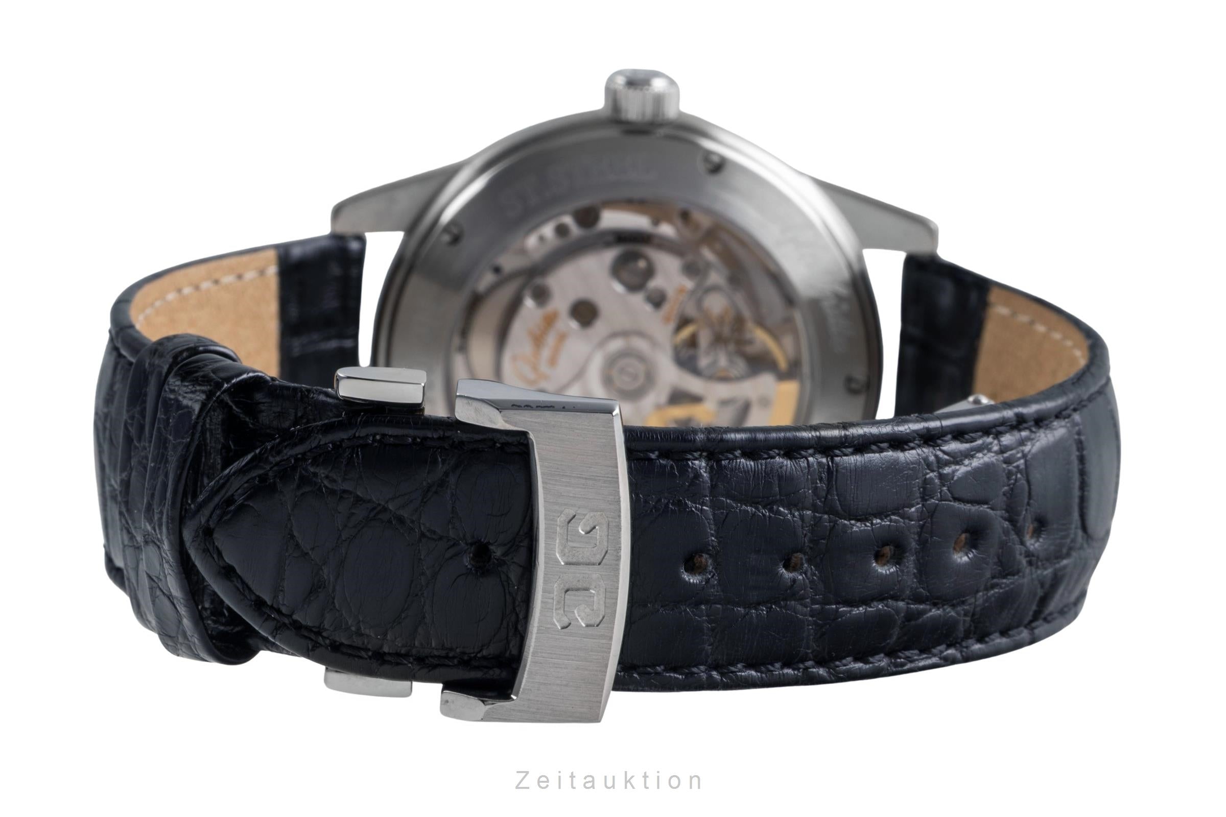 Glashütte Senator acier automatique montre pour hommes 39-41-04-12-04  [2503374]