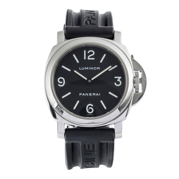 Panerai Luminor Base Handaufzug Edelstahl Herrenuhr Ref. PAM00112 VP: 5700 € [2503375]