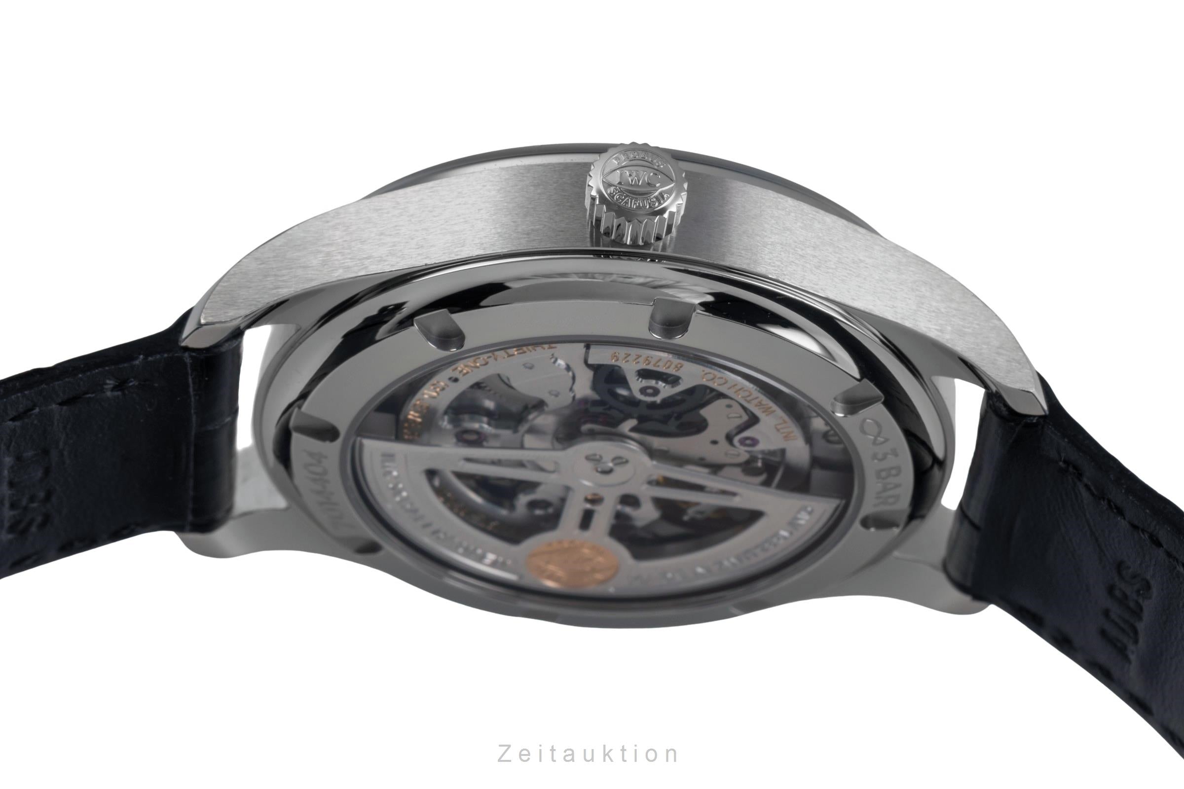 IWC Portugieser acier automatique montre pour hommes IW358305 LP: 7700EUR  [2503380]